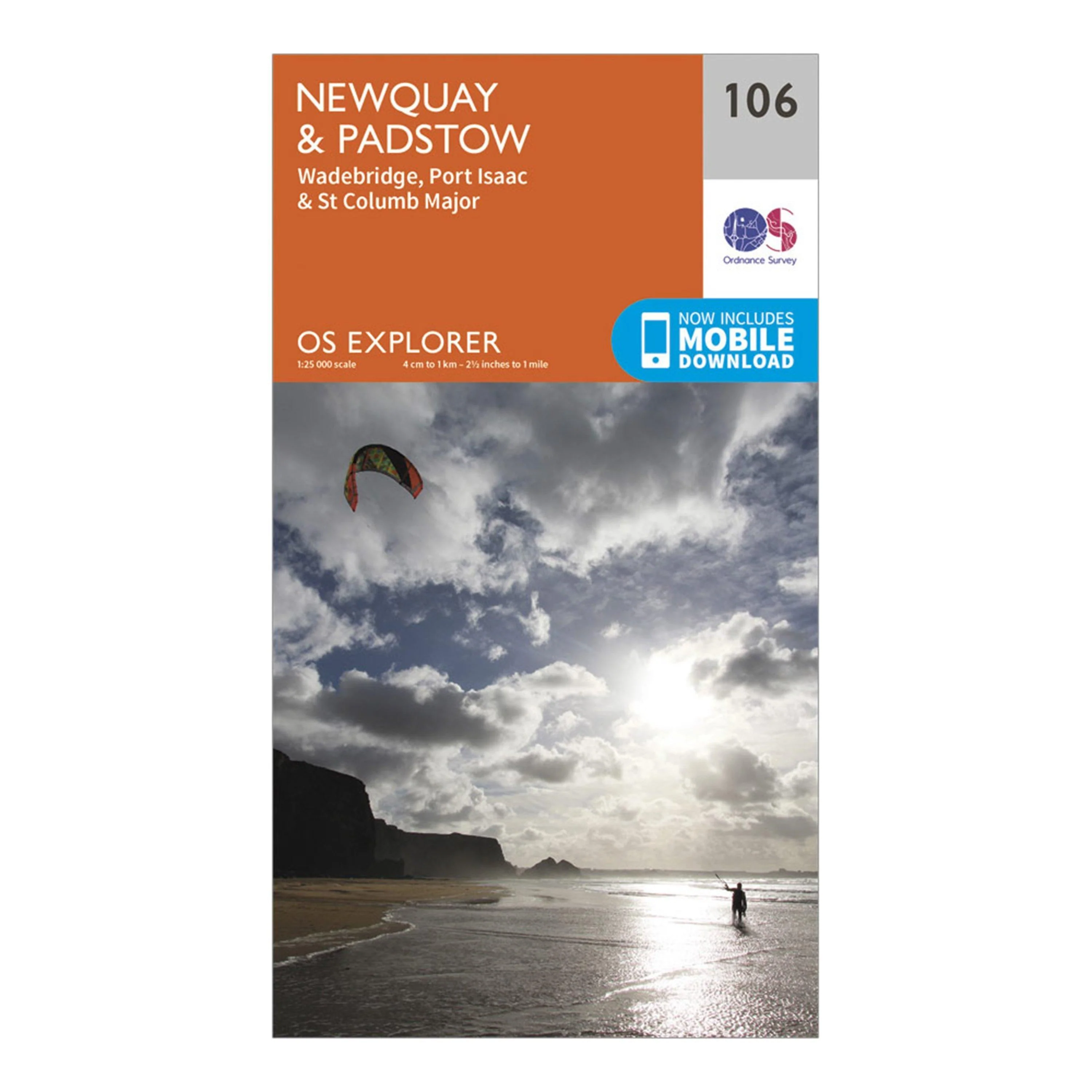 Explorer 106 Newquay & Padstow Map With Digital Version - Image 4