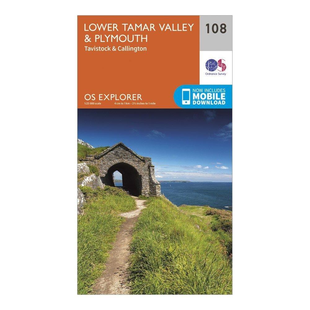 Explorer 108 Lower Tamar Valley  Plymouth Map With Digital Version - Image 4