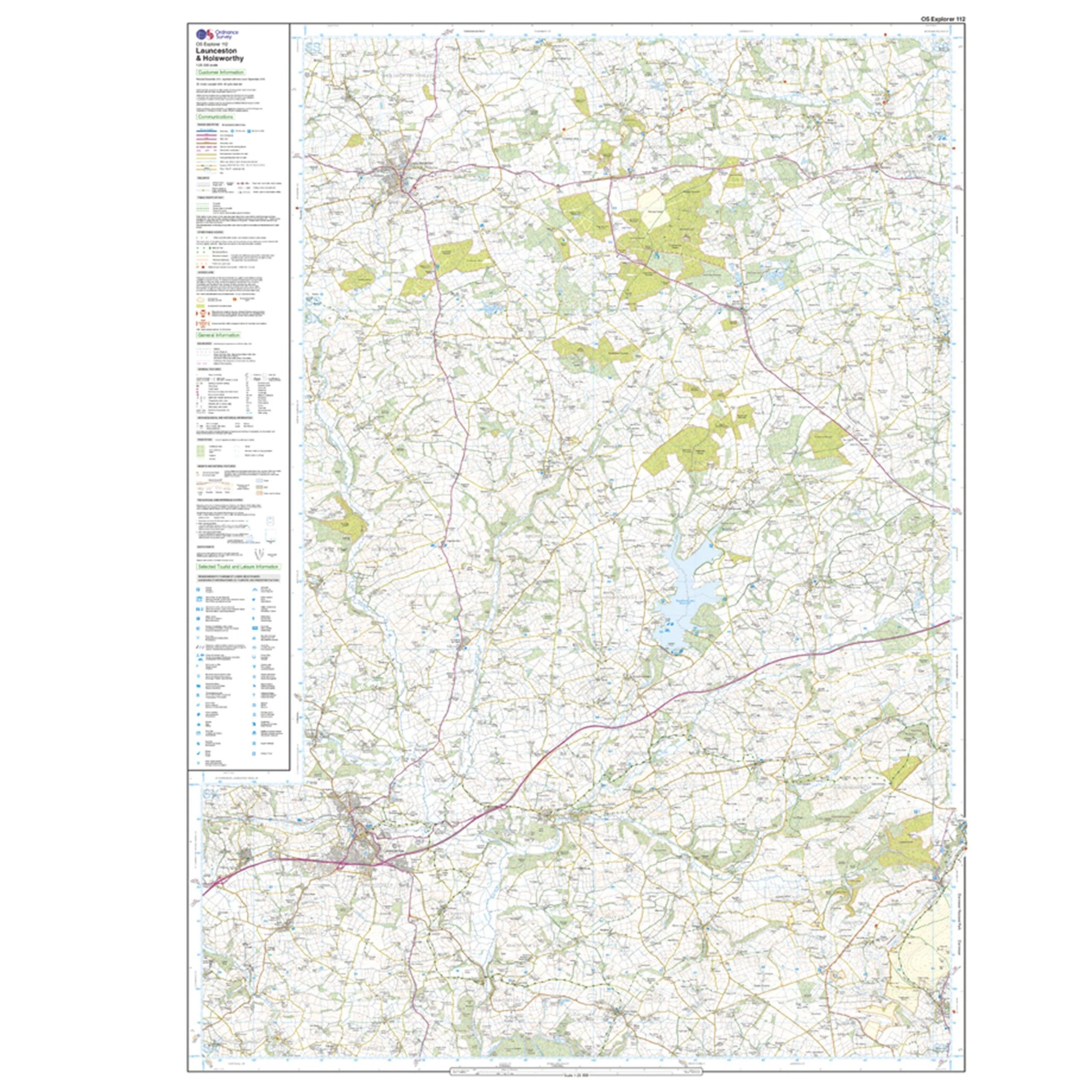 Explorer 112 Launceston & Holsworthy Map With Digital Version - Image 3