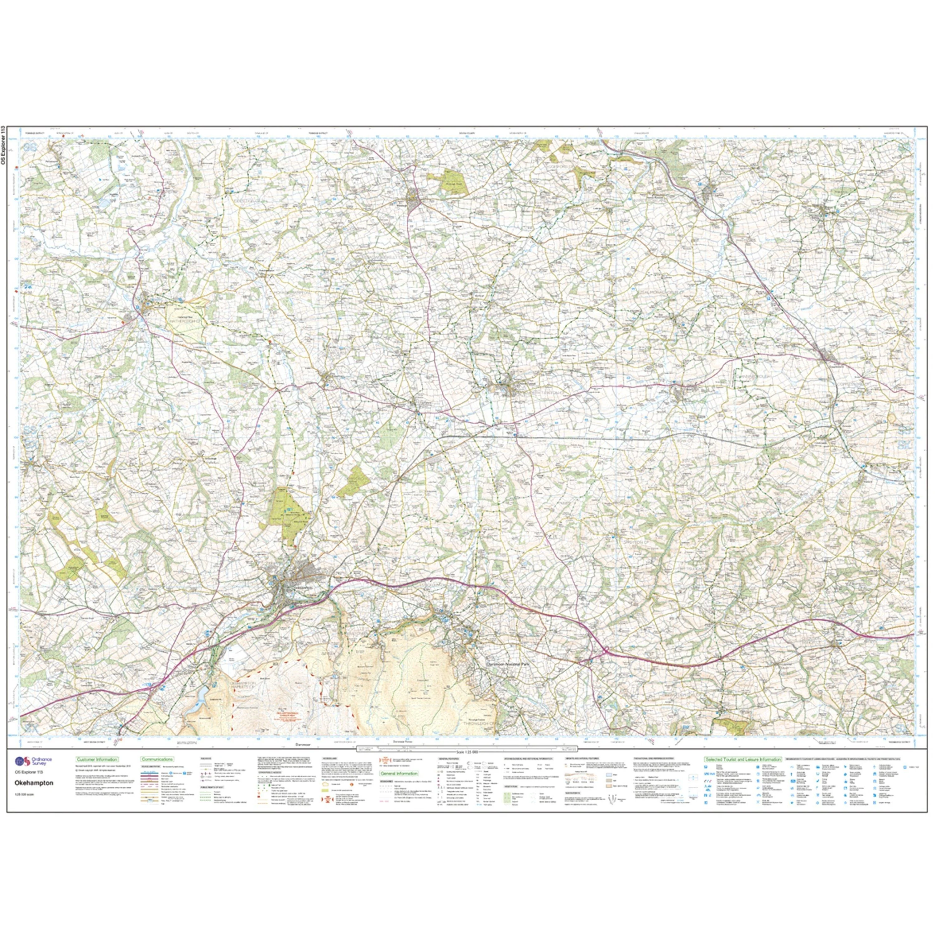 Explorer 113 Okehampton Map With Digital Version - Image 3