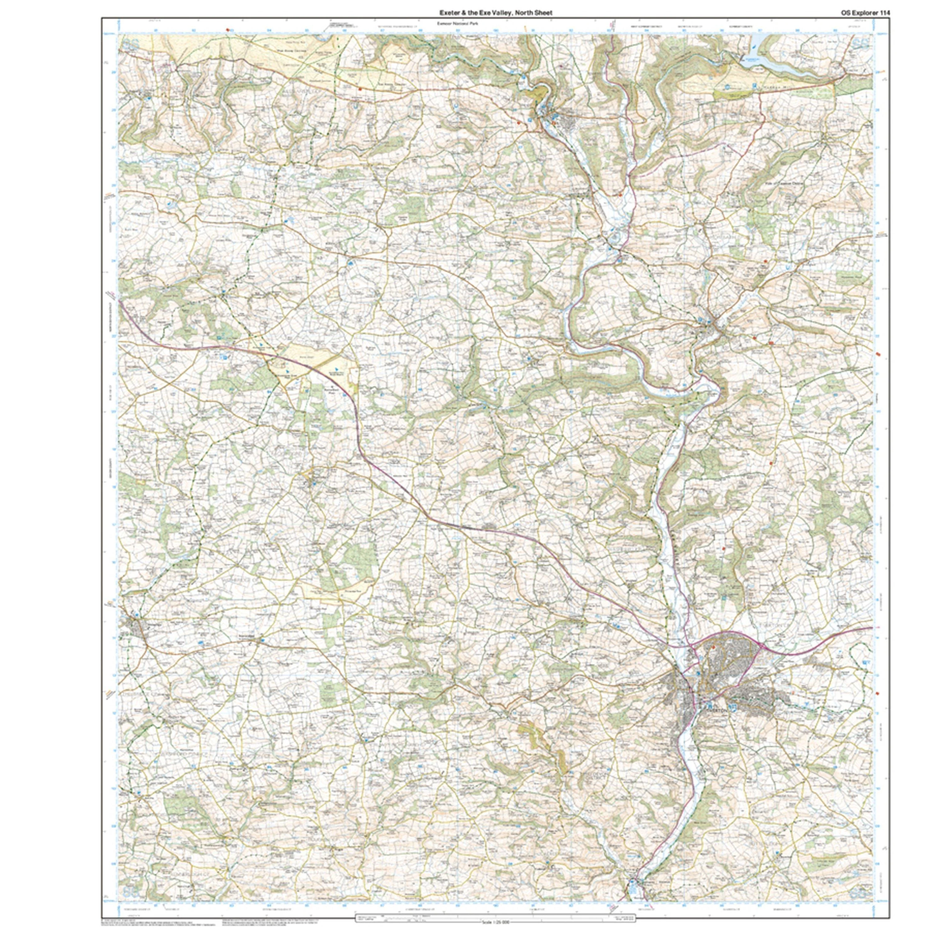 Explorer 114 Exeter & The Exe Valley Map With Digital Version - Image 3