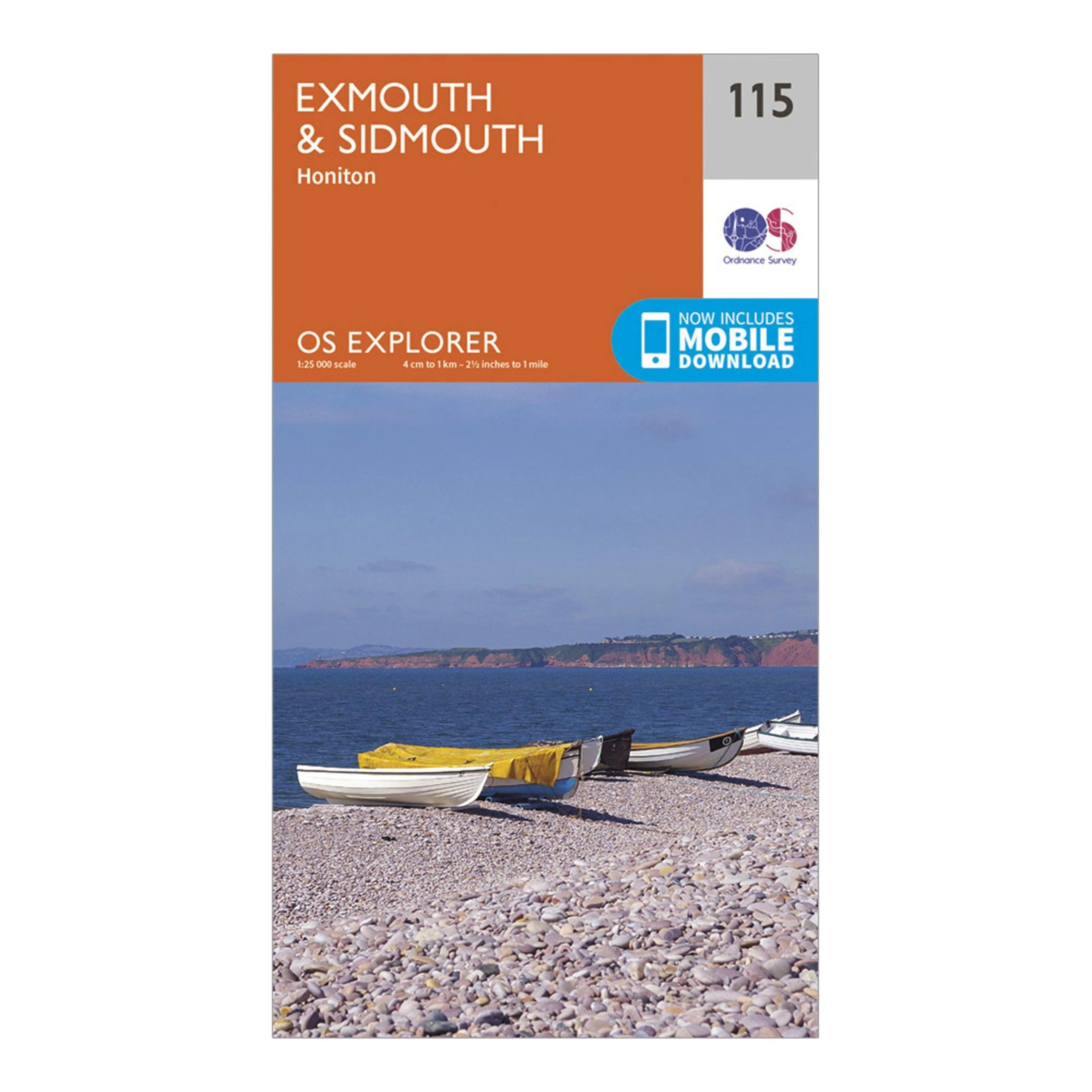 Explorer 115 Exmouth & Sidmouth Map With Digital Version - Image 4
