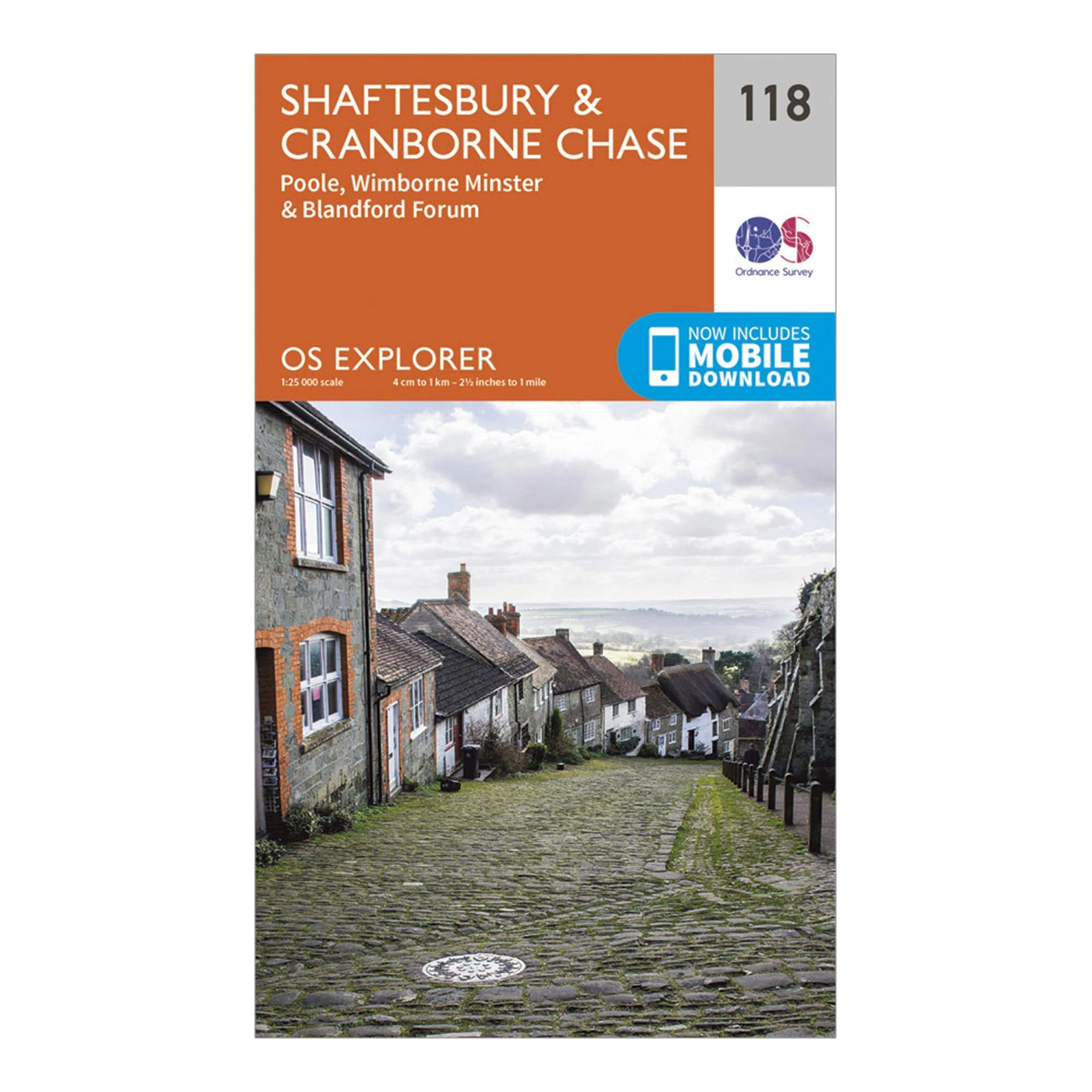 Explorer 118 Shaftesbury & Cranborne Chase Map With Digital Version - Image 5