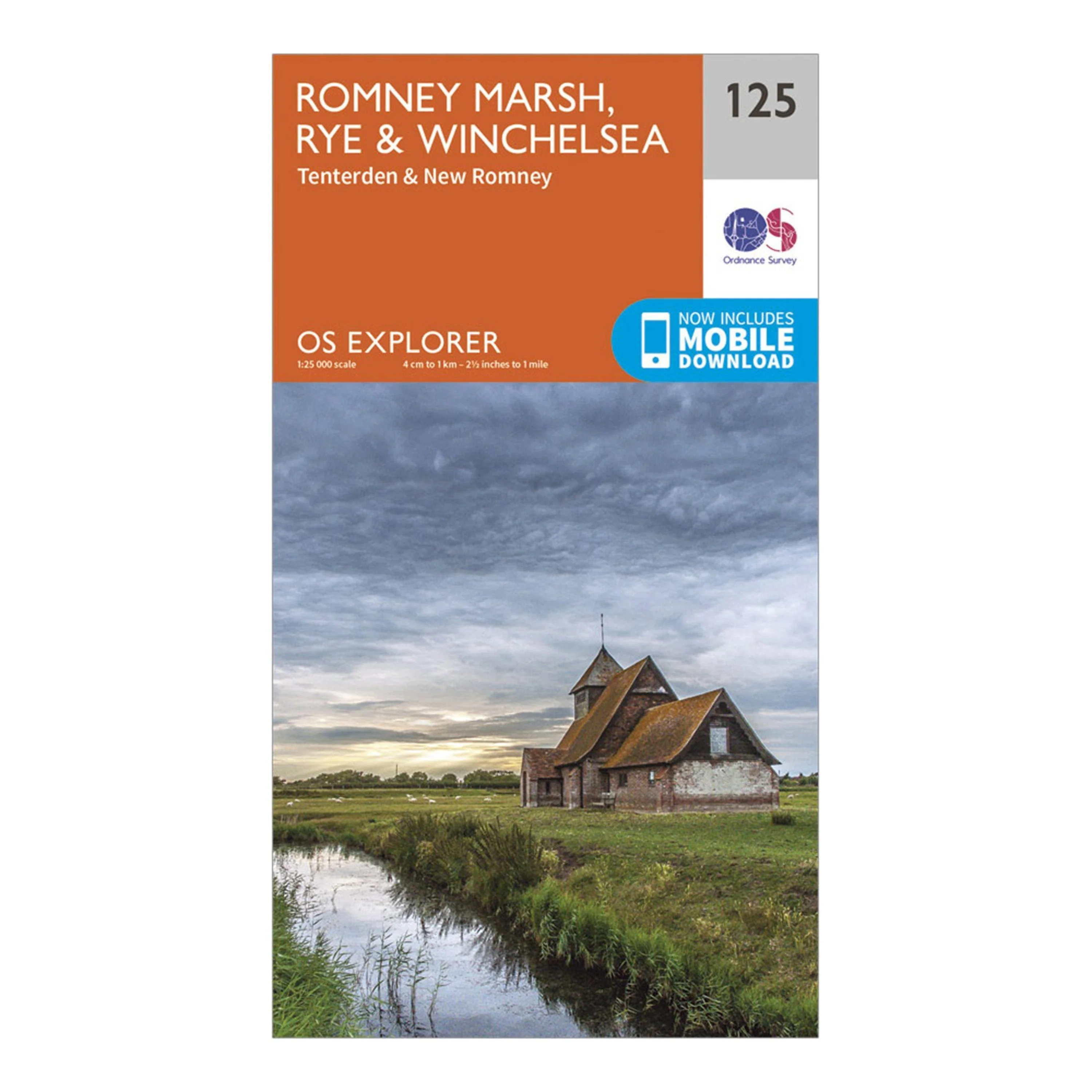Explorer 125 Romney Marsh, Rye & Winchelsea Map With Digital Version - Image 4