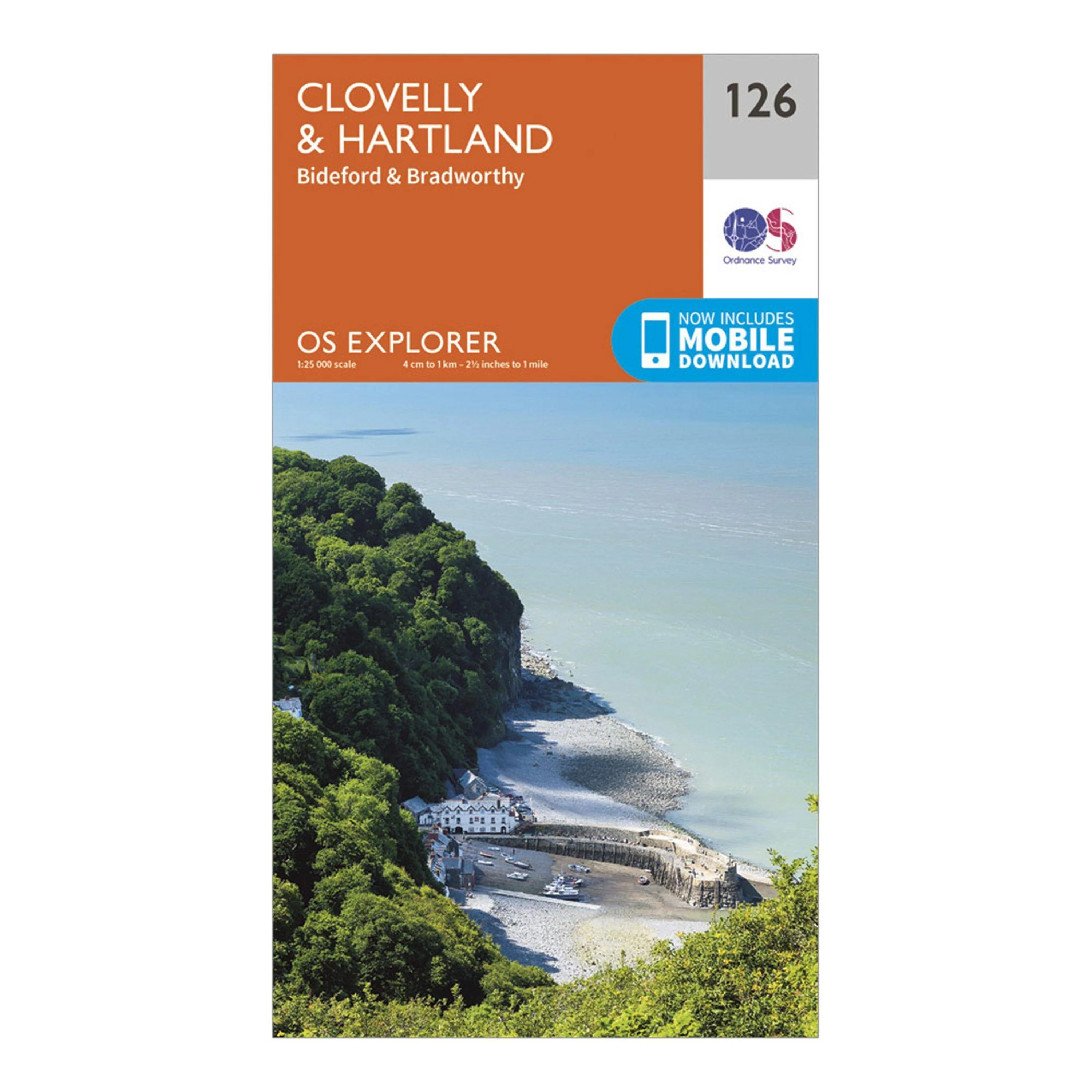 Explorer 126 Clovelly & Hartland Map With Digital Version - Image 4