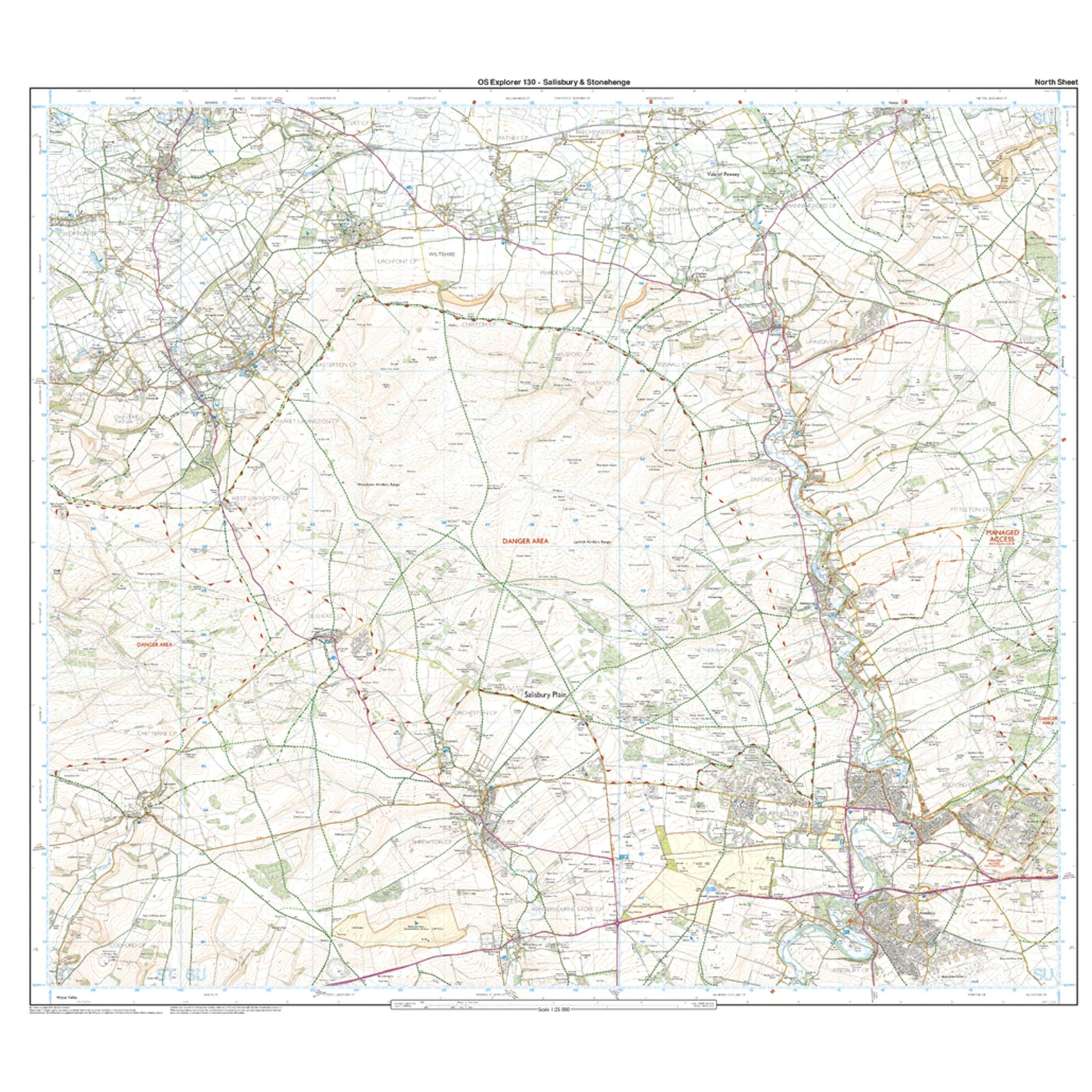 Explorer 130 Salisbury & Stonehenge Map With Digital Version - Image 3