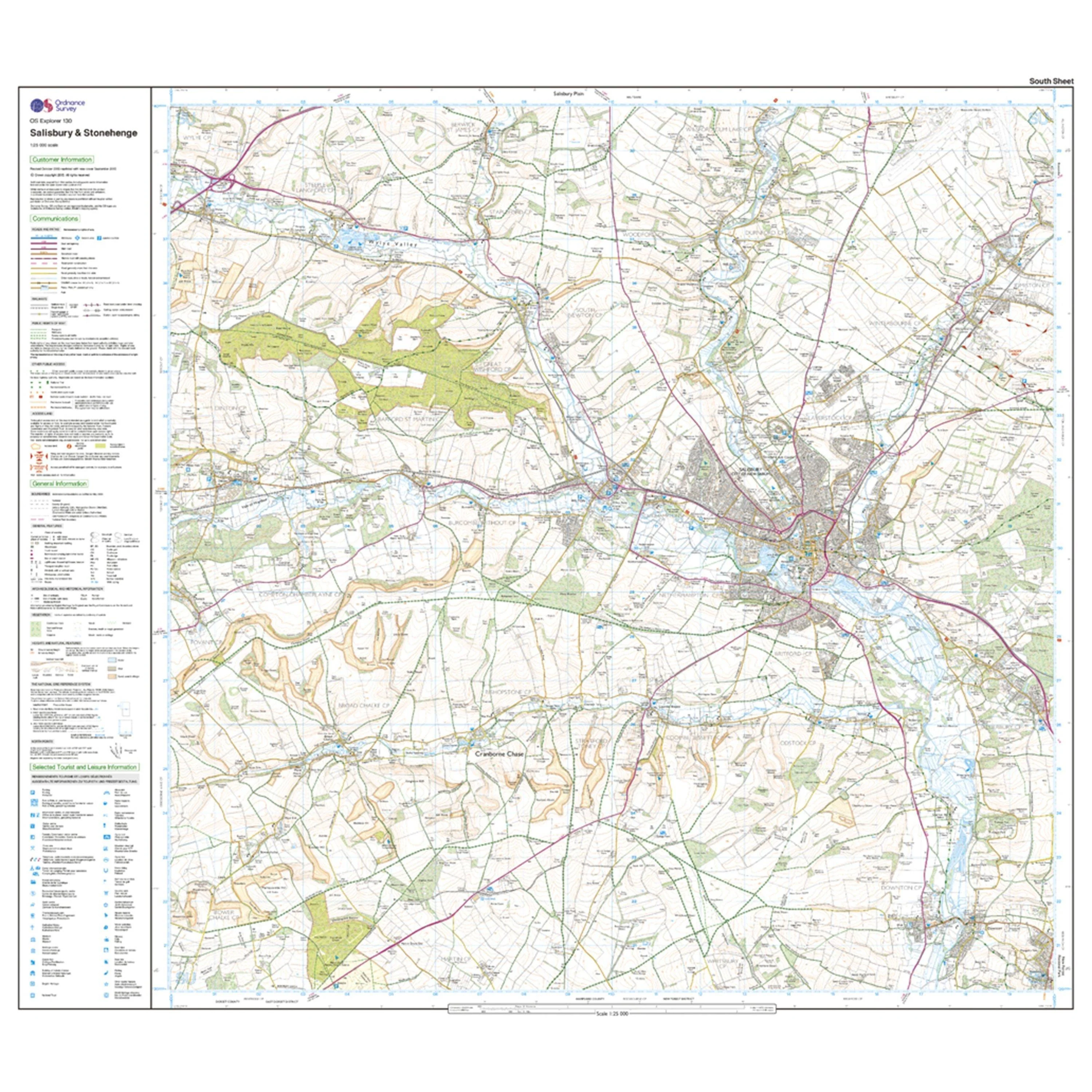 Explorer 130 Salisbury & Stonehenge Map With Digital Version - Image 4