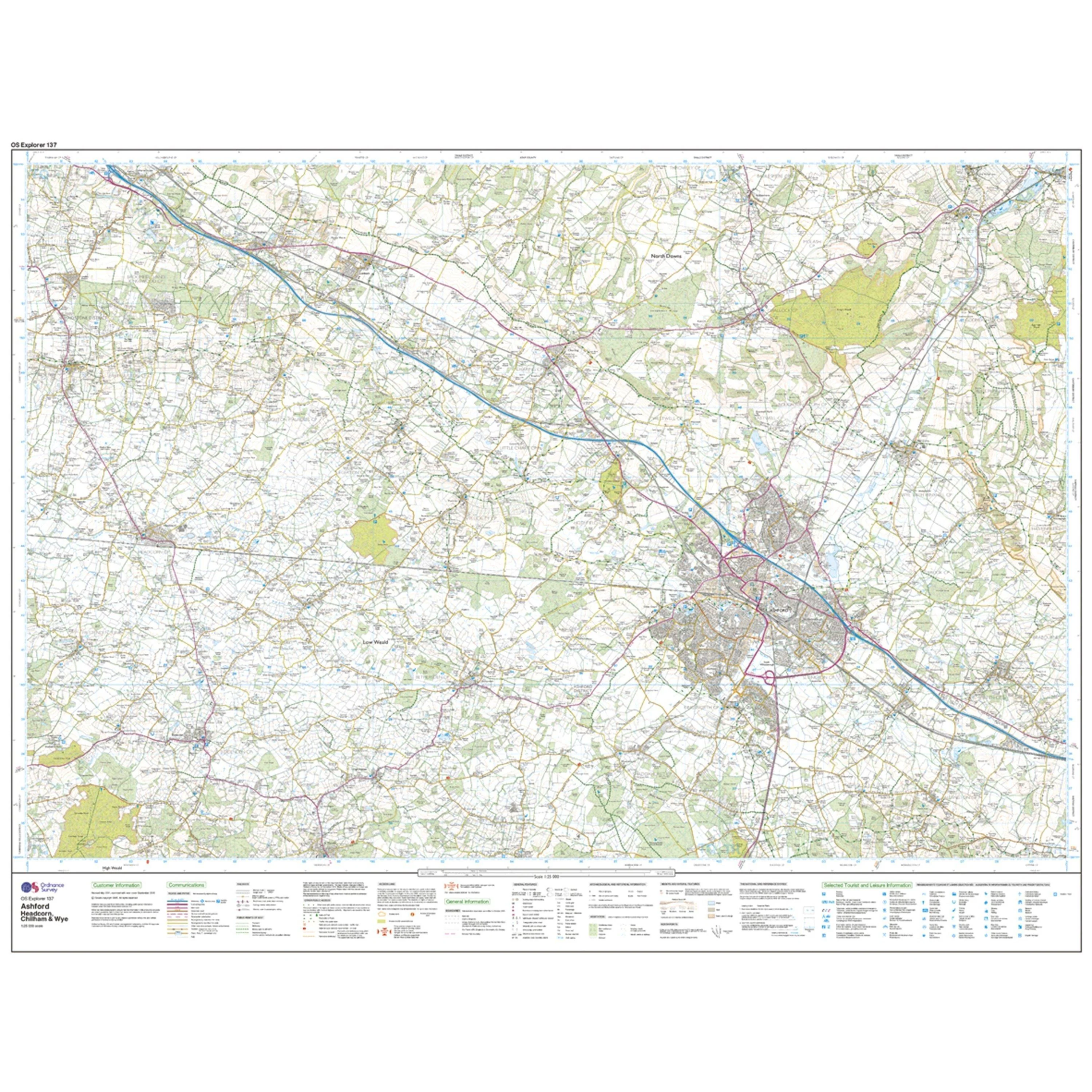 Explorer 137 Ashford Map With Digital Version - Image 3