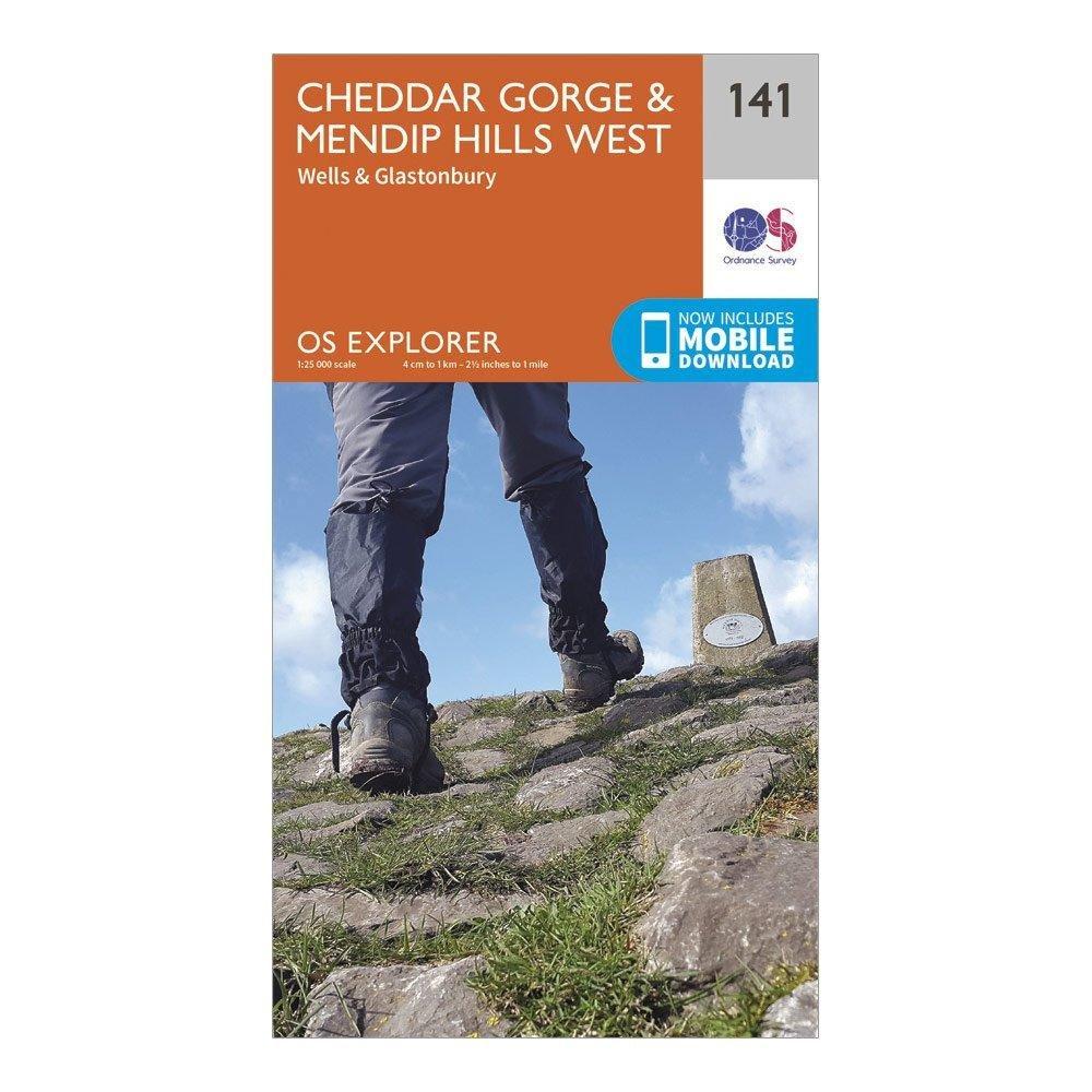 Explorer 141 Cheddar Gorge & Mendip Hills West Map With Digital Version - Image 4