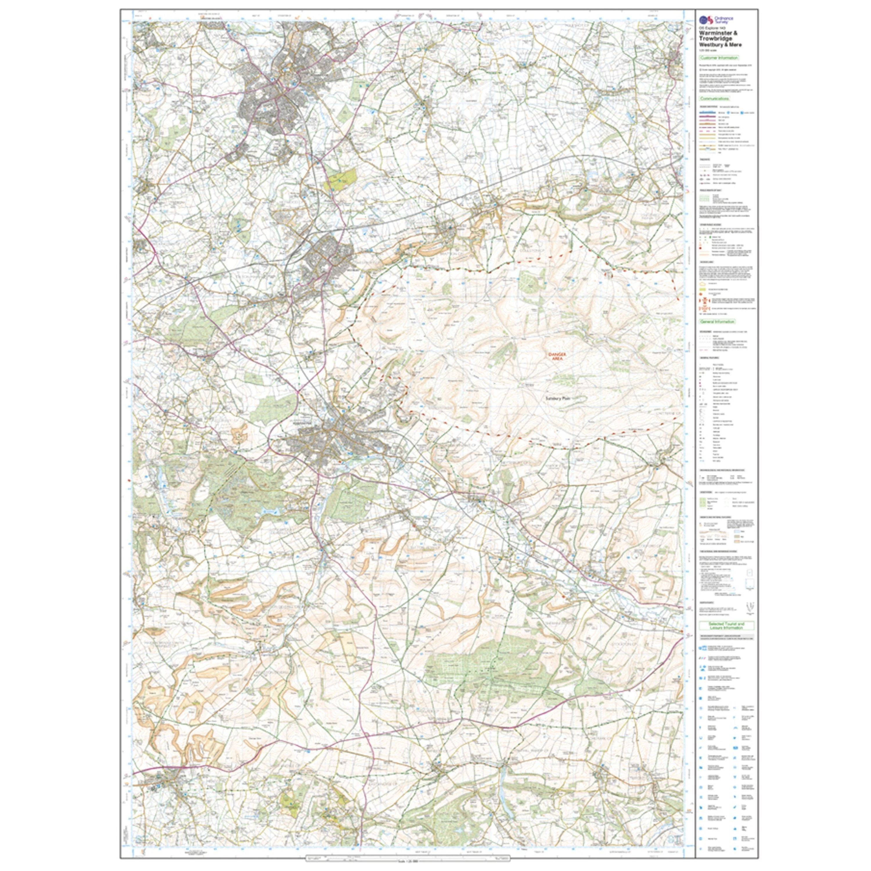 Explorer 143 Warminster & Trowbridge Map With Digital Version - Image 3