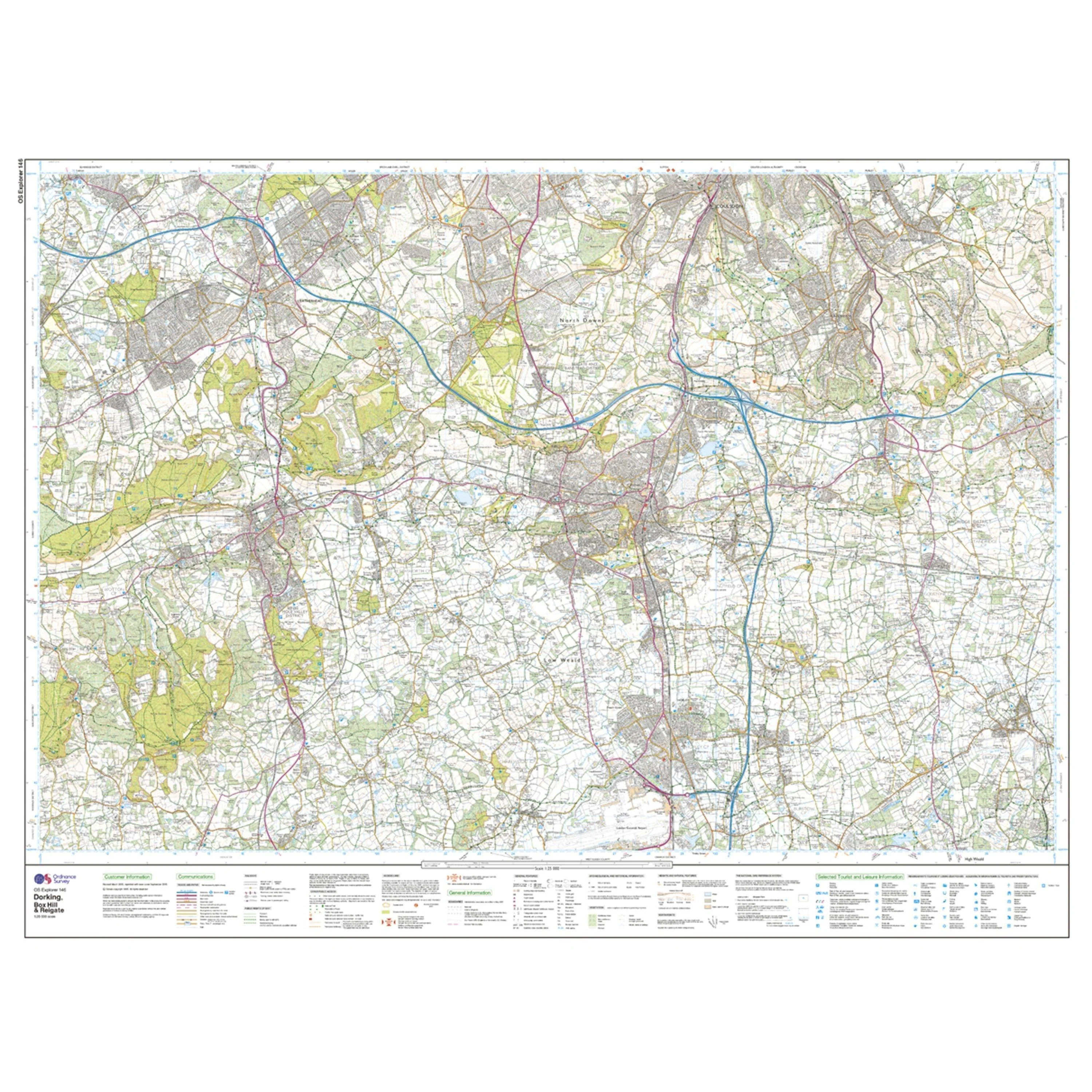 Explorer 146 Dorking, Box Hill & Reigate Map With Digital Version - Image 3