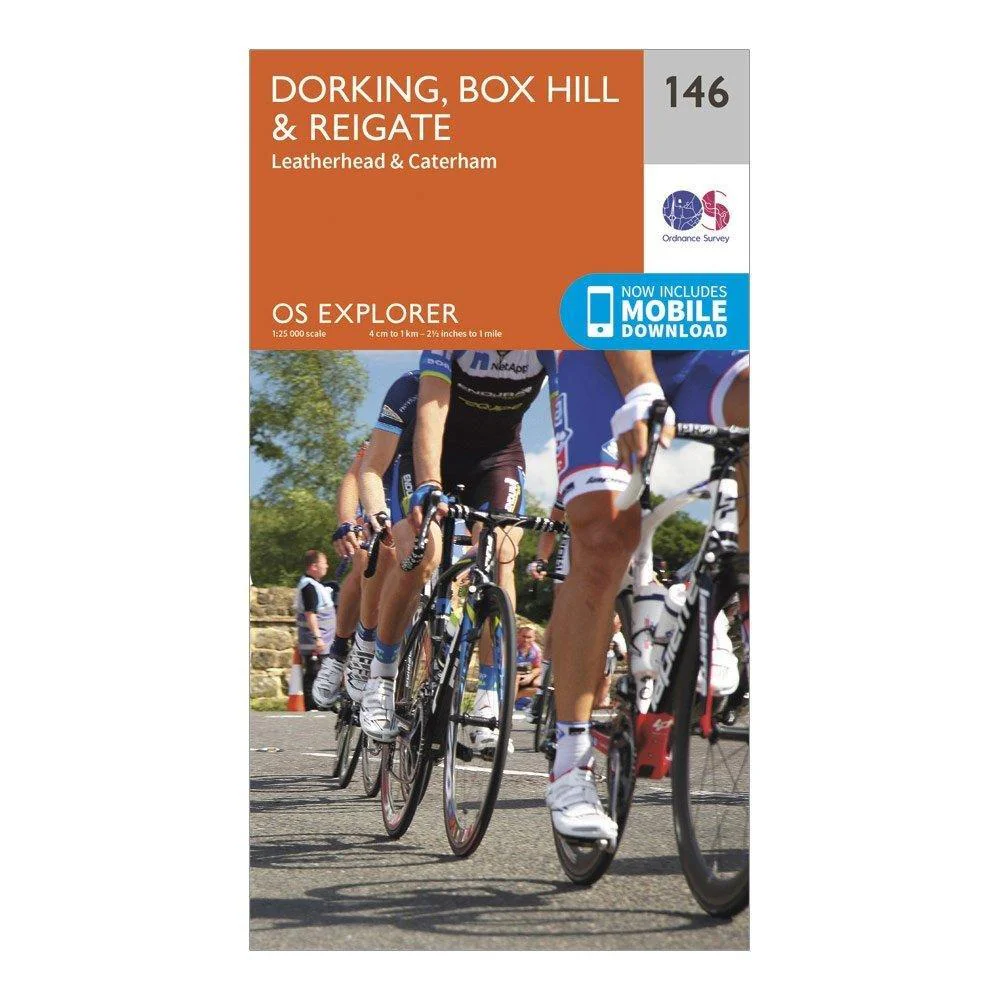 Explorer 146 Dorking, Box Hill & Reigate Map With Digital Version - Image 4
