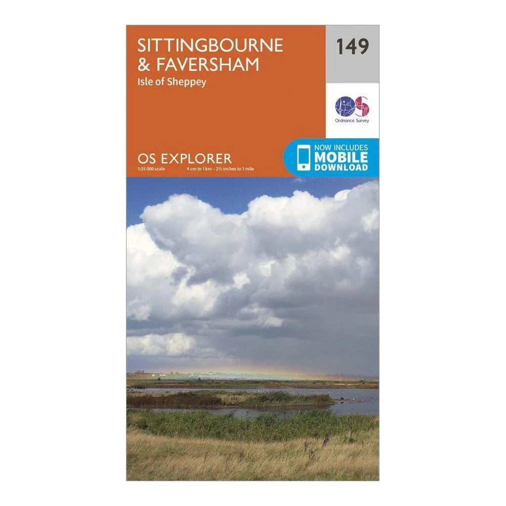 Explorer 149 Sittingbourne & Faversham Map With Digital Version - Image 4