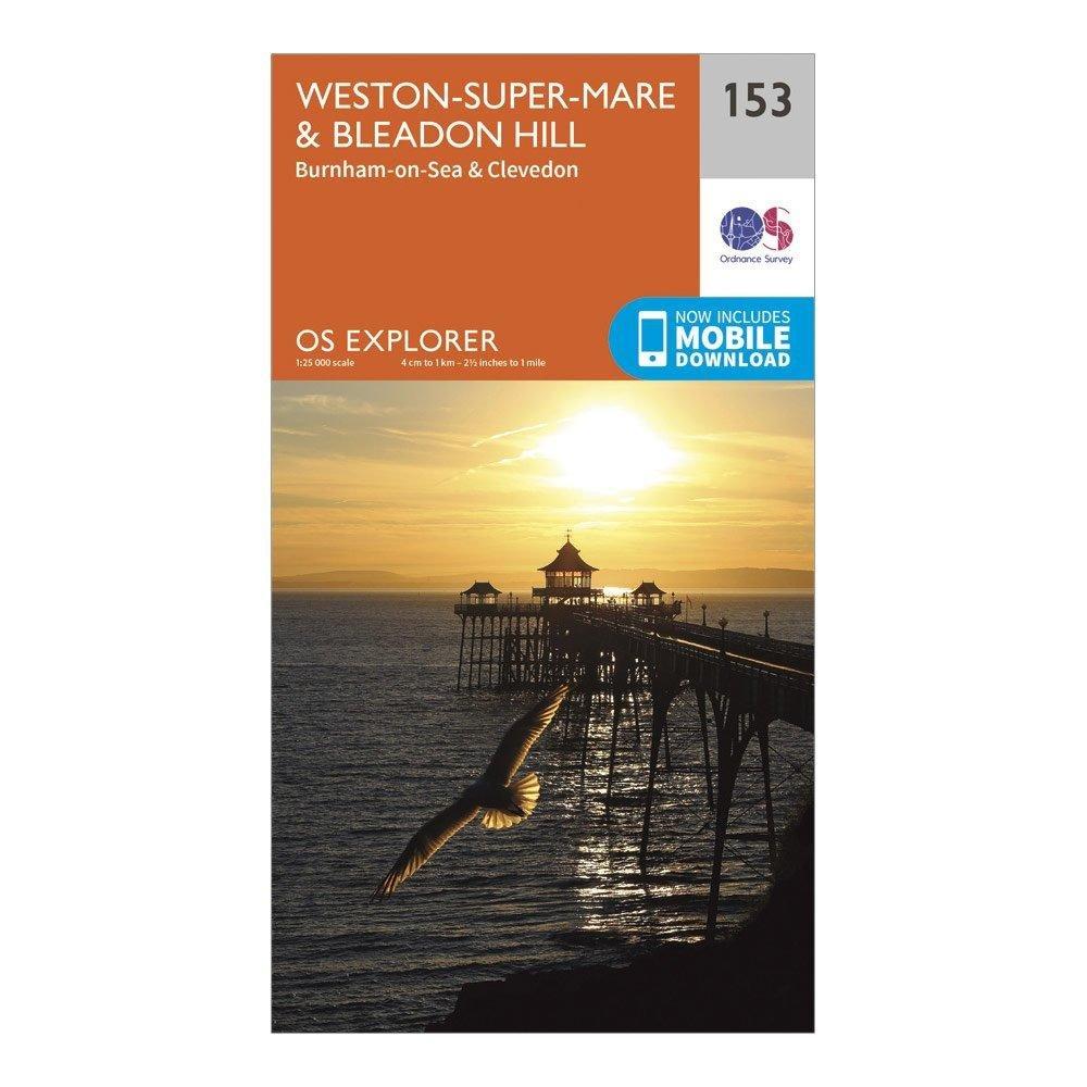 Explorer 153 Weston-Super-Mare & Bleadon Hill Map With Digital Version - Image 4
