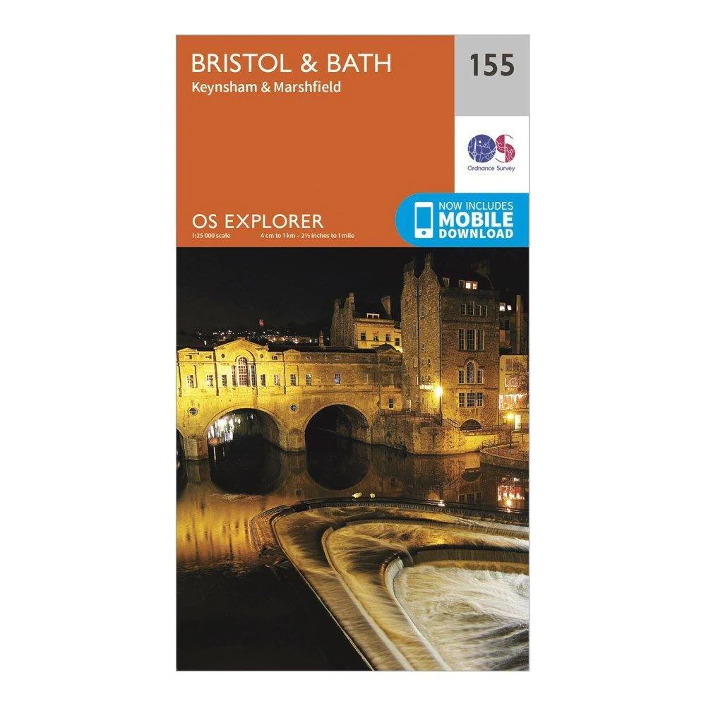 Explorer 155 Bristol & Bath Map With Digital Version - Image 4