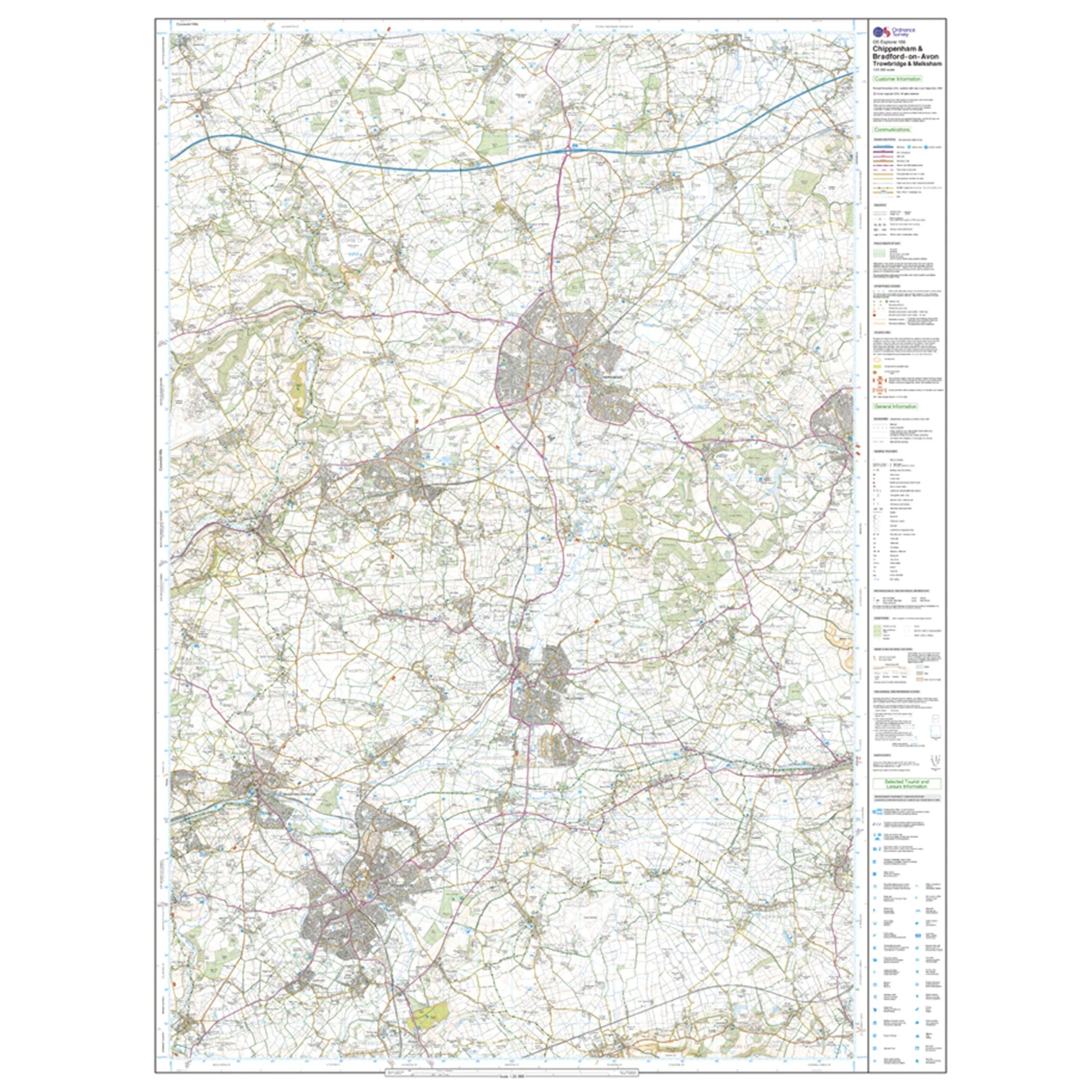 Explorer 156 Chippenham & Bradford-on-Avon Map With Digital Version - Image 3