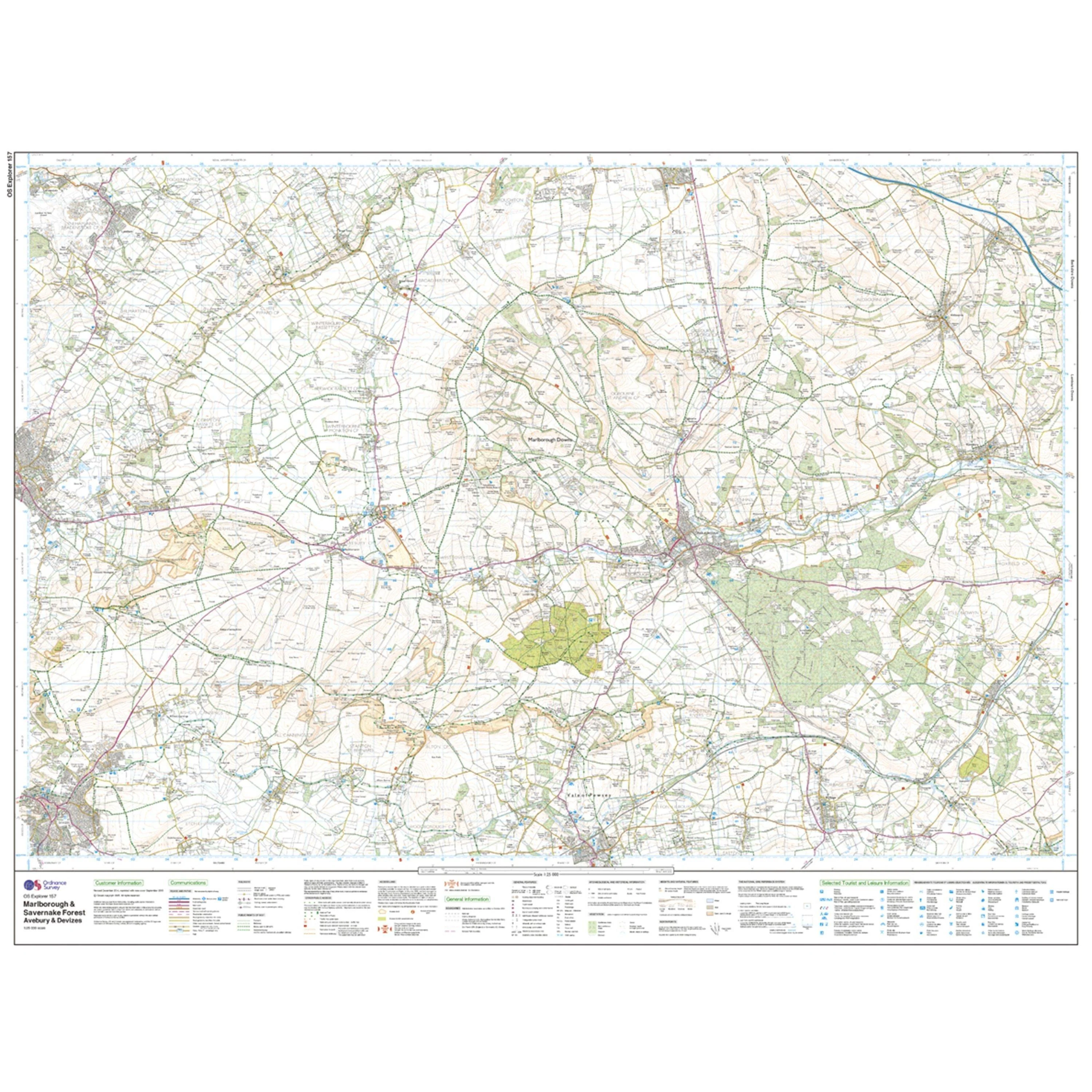 Explorer 157 Marlborough & Savernake Forest Map With Digital Version - Image 3
