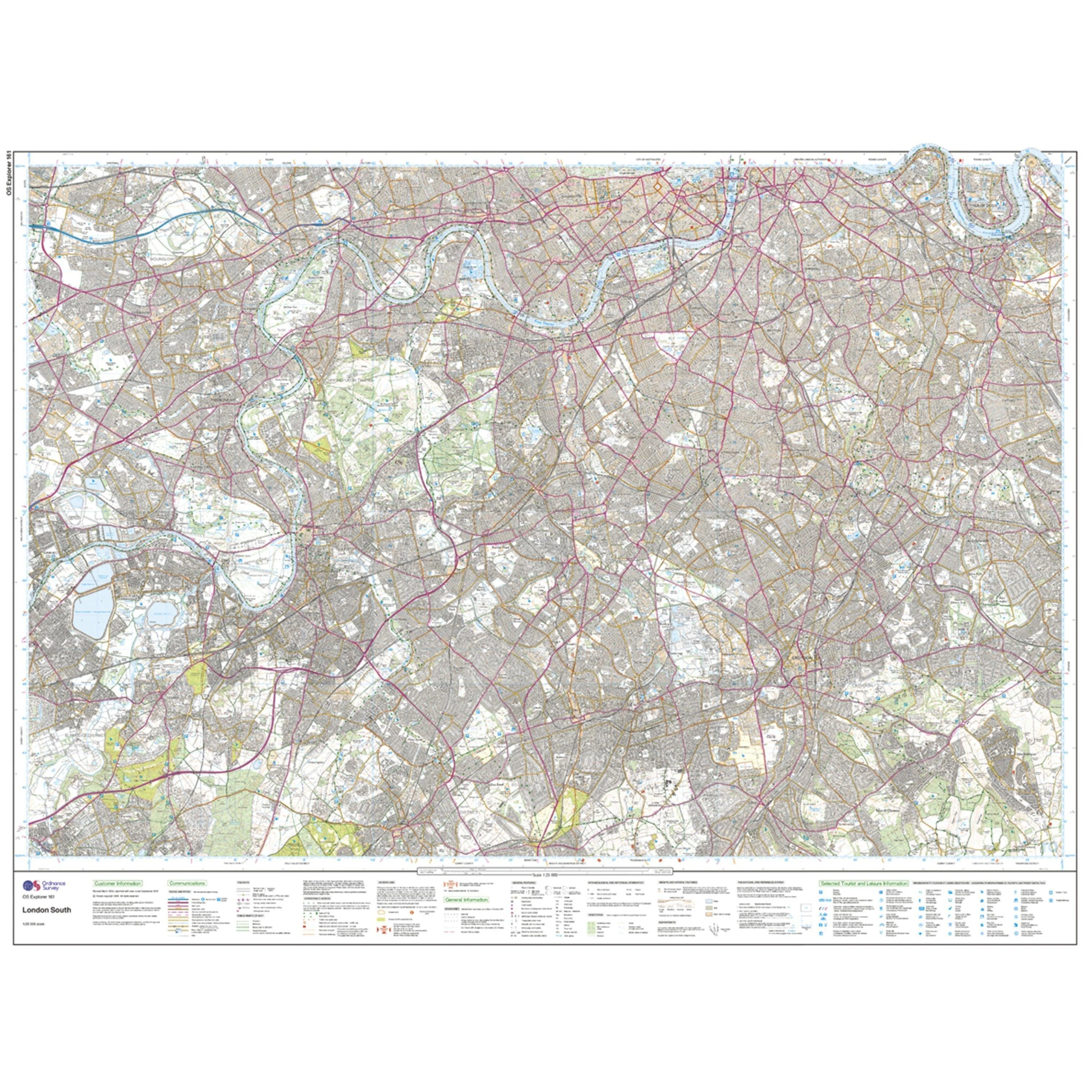 Explorer 161 London South Map With Digital Version - Image 3