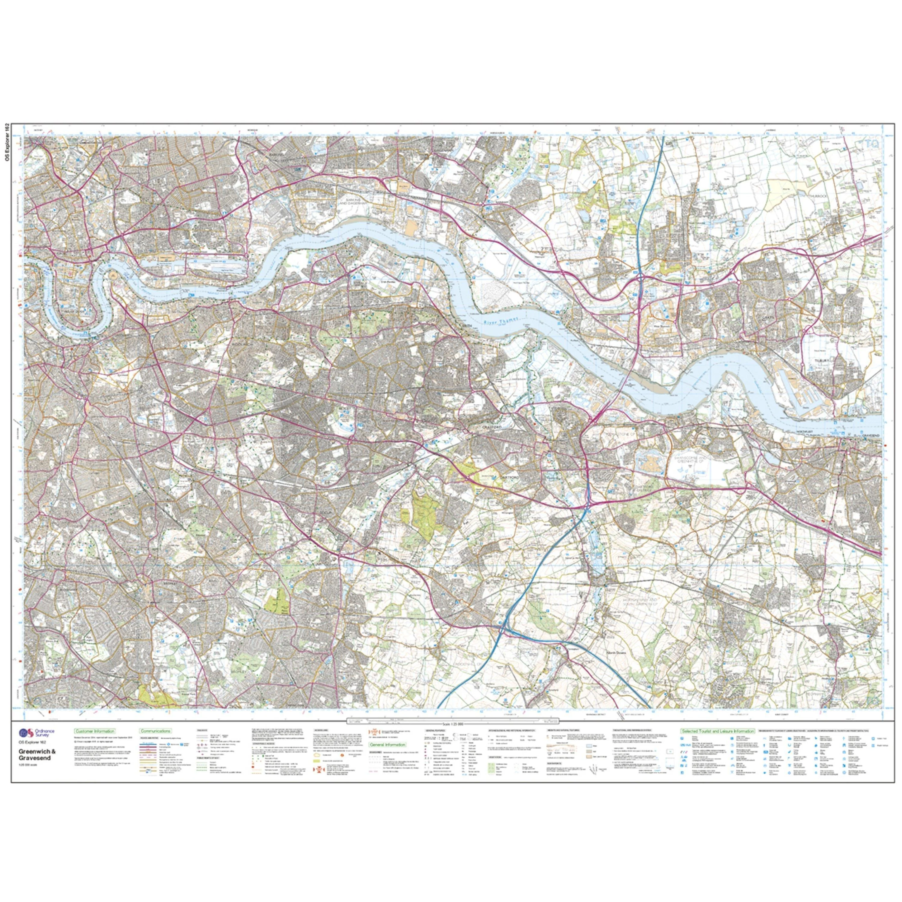 Explorer 162 Greenwich & Gravesend Map With Digital Version - Image 3