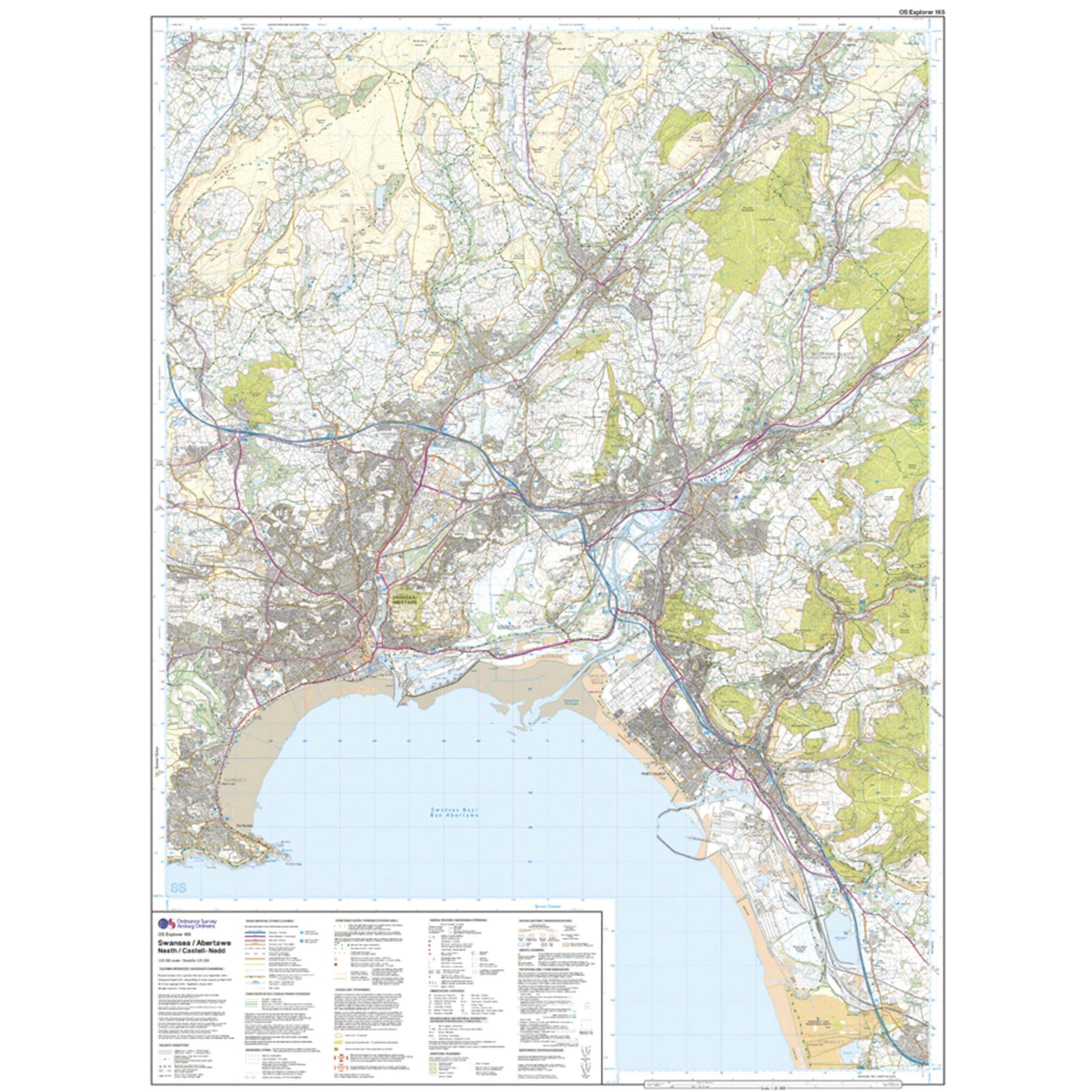 Explorer 165 Swansea, Neath & Port Talbot Map With Digital Version - Image 3