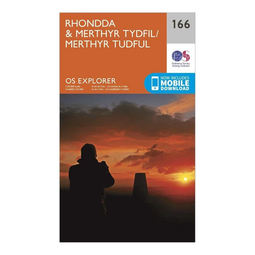 Explorer 166 Rhondda & Merthyr Tydfil Map With Digital Version - Image 5