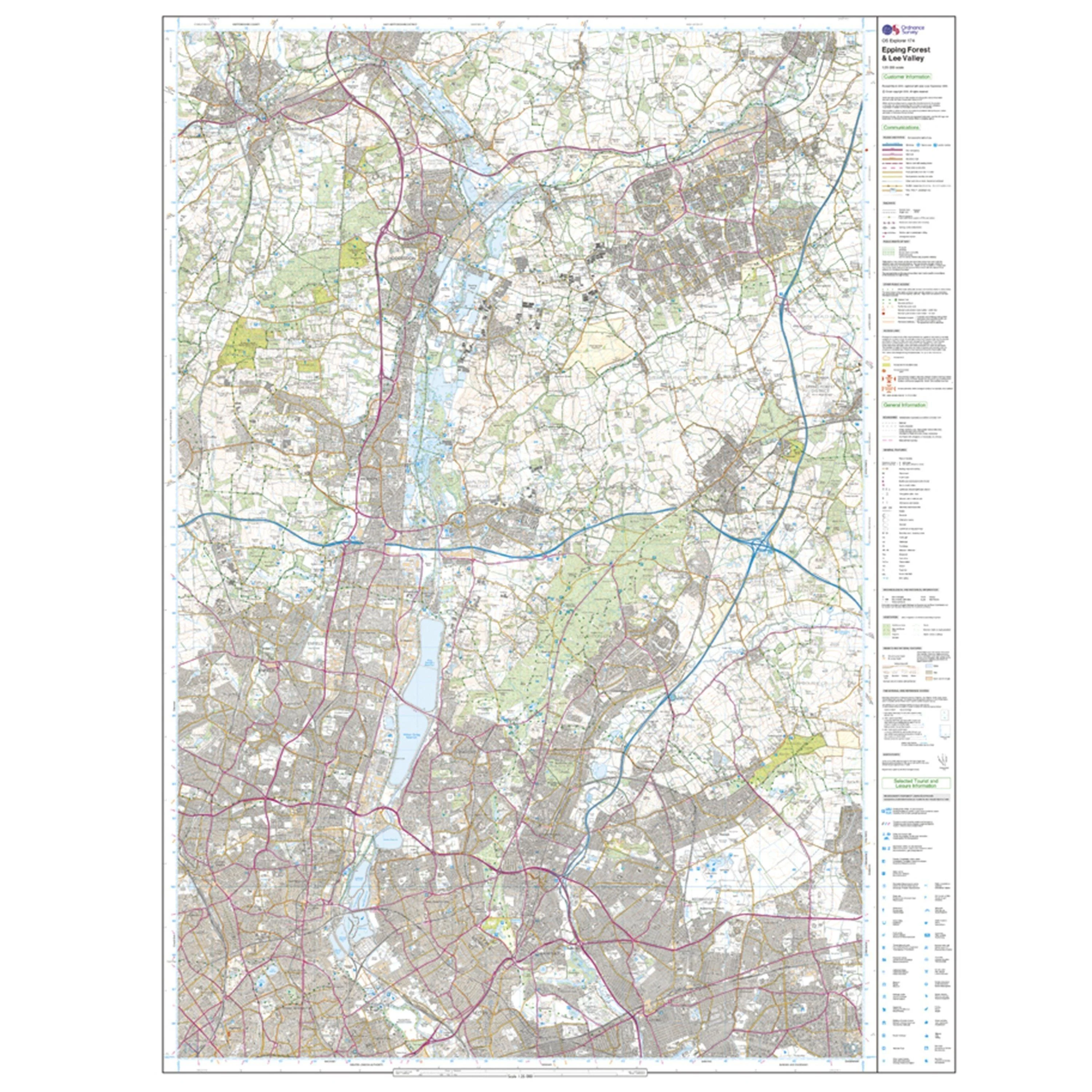Explorer 174 Epping Forest & Lee Valley Map With Digital Version - Image 3