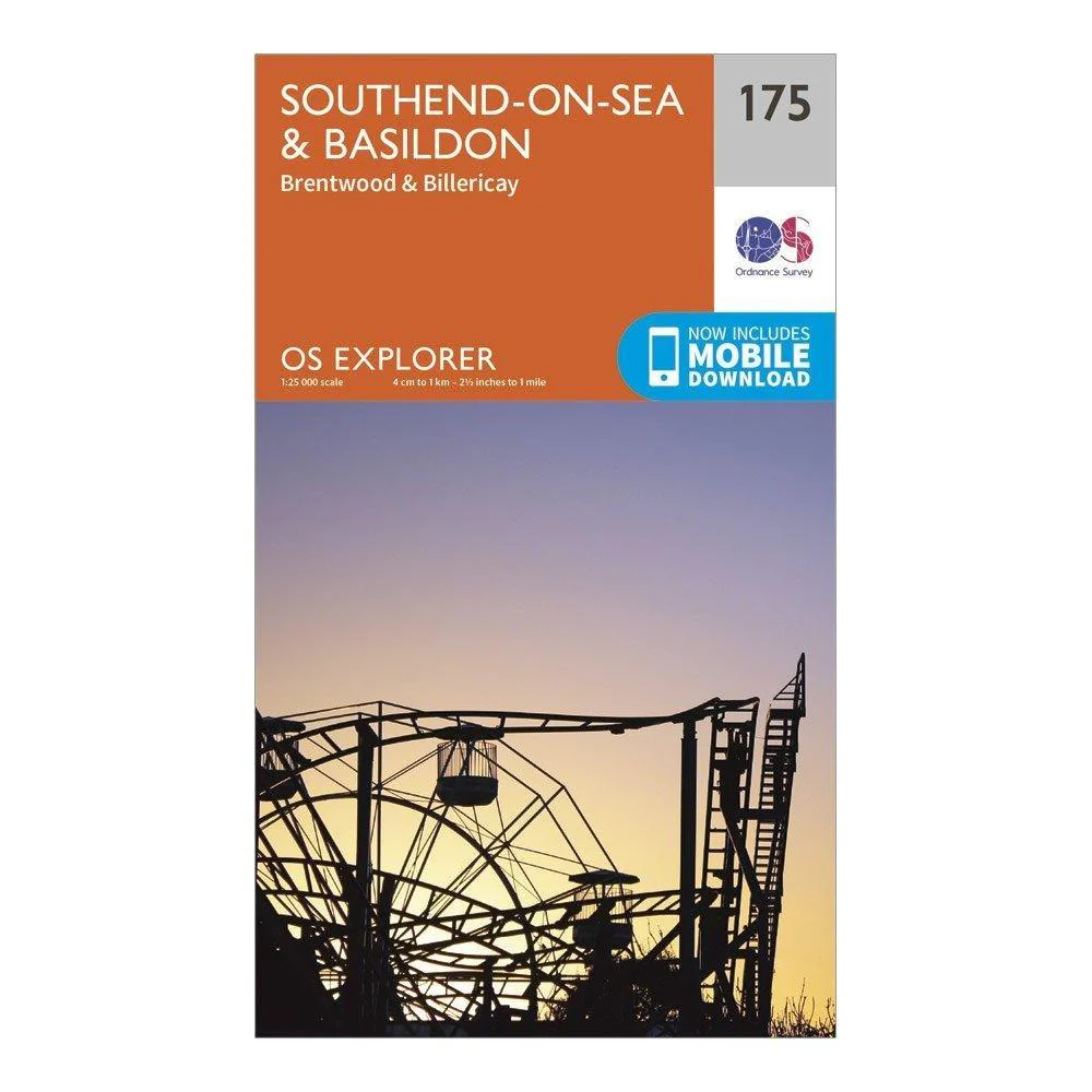 Explorer 175 Southend-on-Sea & Basildon Map With Digital Version - Image 5