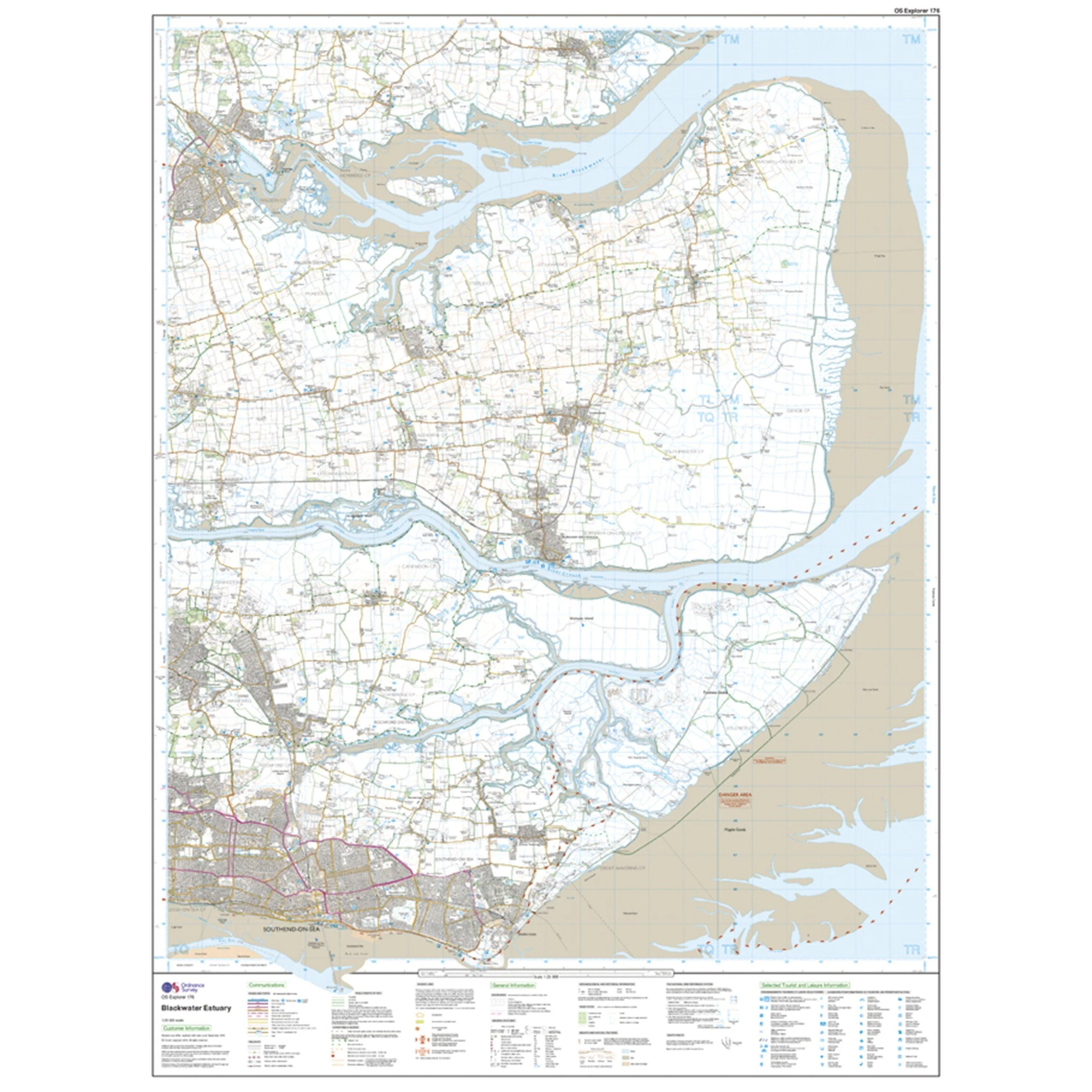 Explorer 176 Blackwater Estuary Map With Digital Version - Image 3