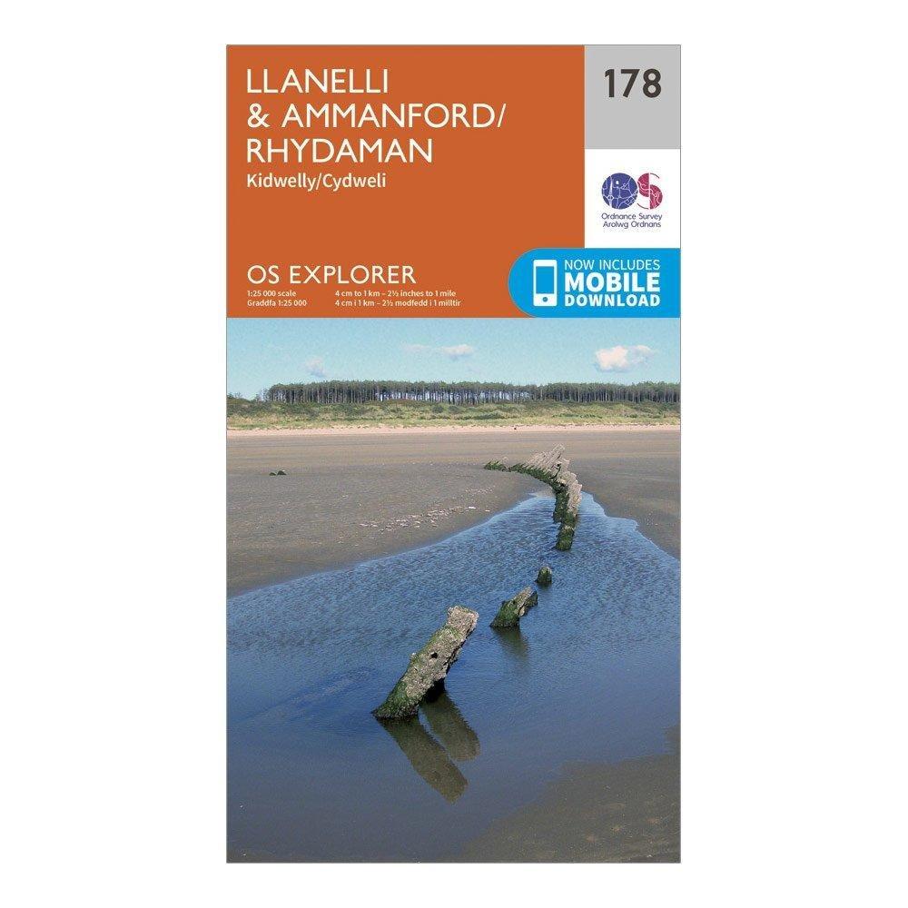 Explorer 178 Llanelli & Ammanford Map With Digital Version - Image 4