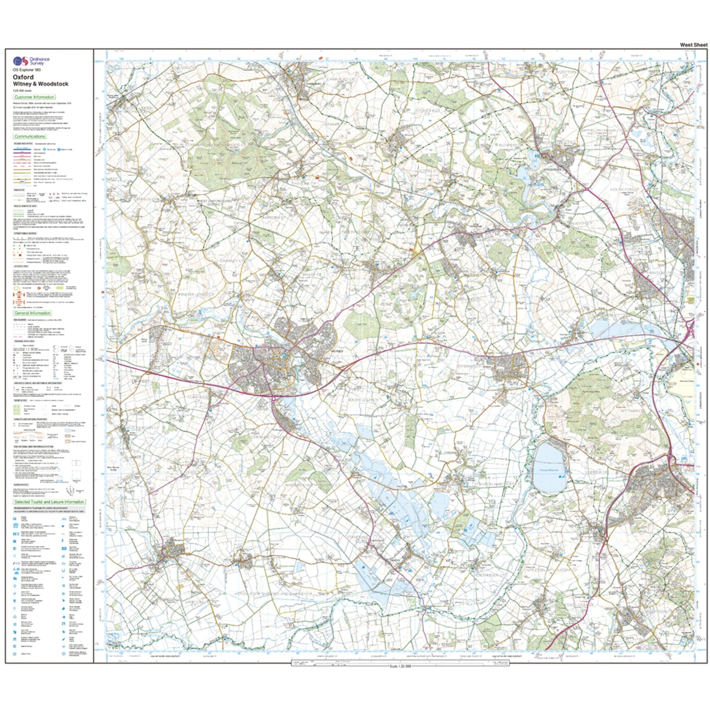 Explorer 180 Oxford, Witney & Woodstock Map With Digital Version - Image 4