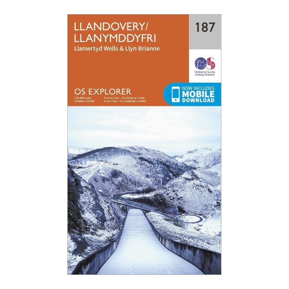 Explorer 187 Llandovery, Llanwrtyd Wells & Lyn Brianne Map With Digital Version - Image 5