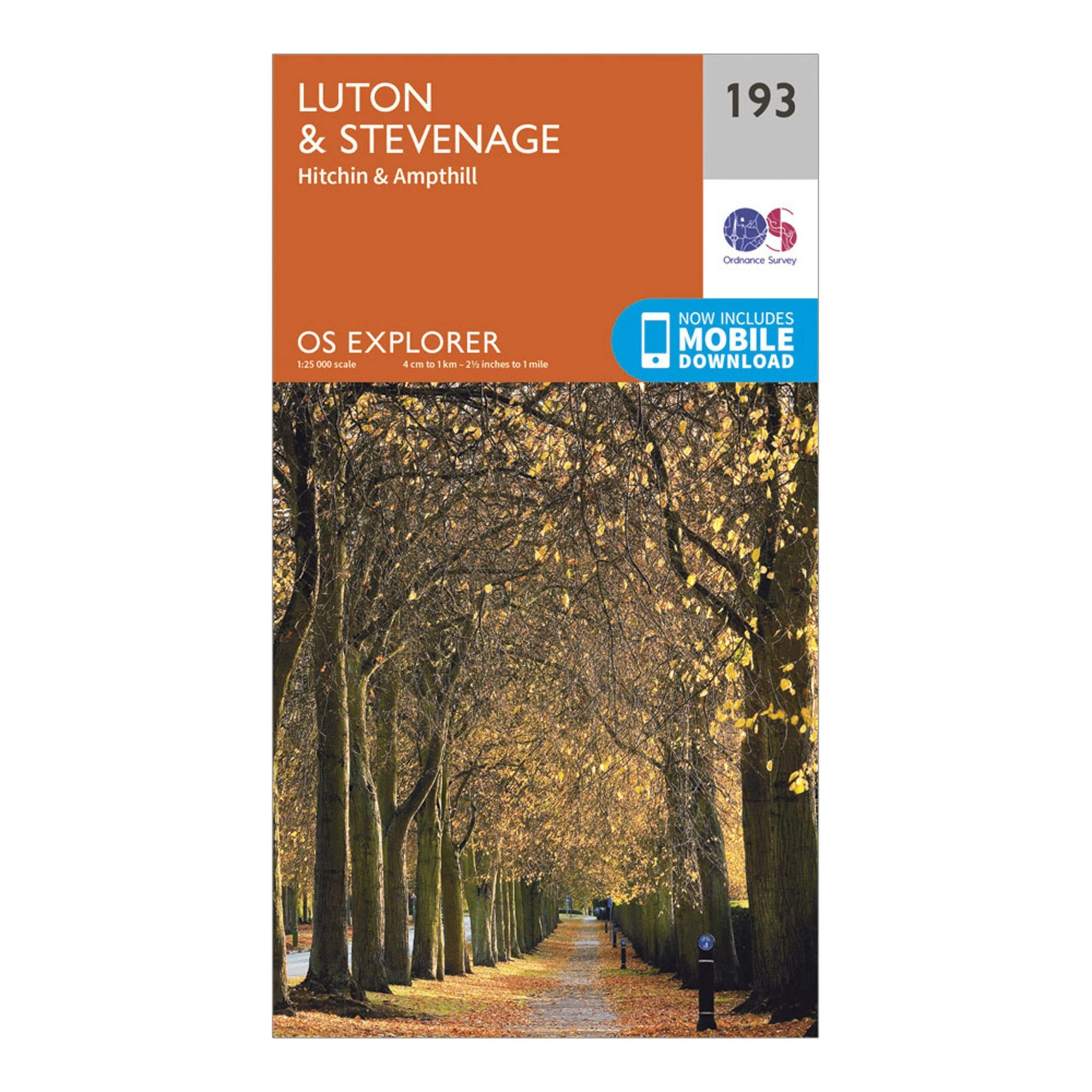Explorer 193 Luton & Stevenage, Hitchin & Ampthill Map With Digital Version - Image 4