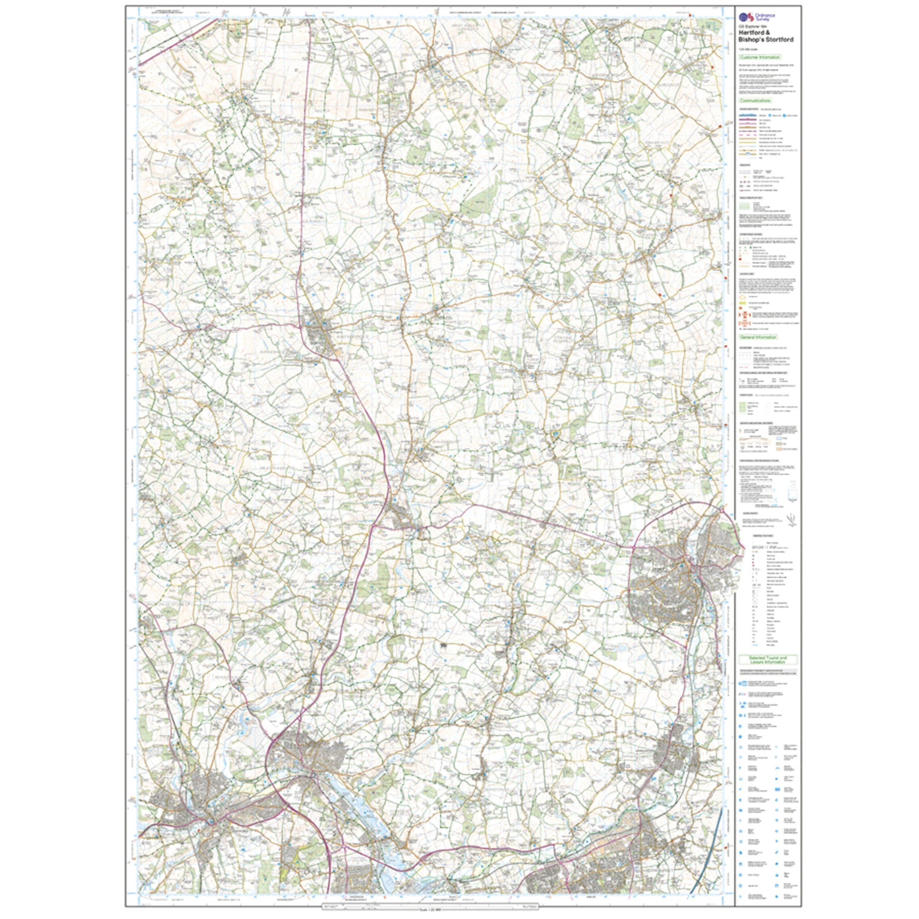 Explorer 194 Hertford & Bishop’s Stortford Map With Digital Version - Image 3