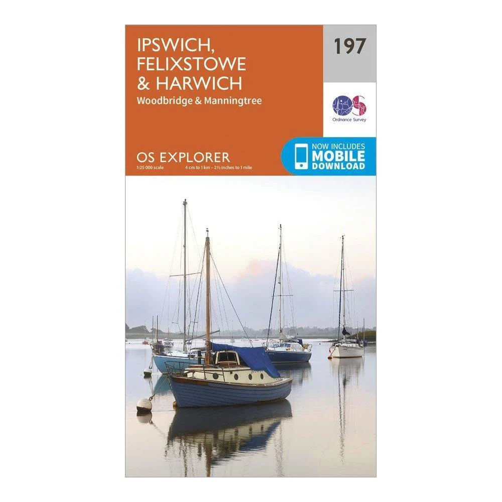 Explorer 197 Ipswich Felixstowe  Harwich Map With Digital Version - Image 4