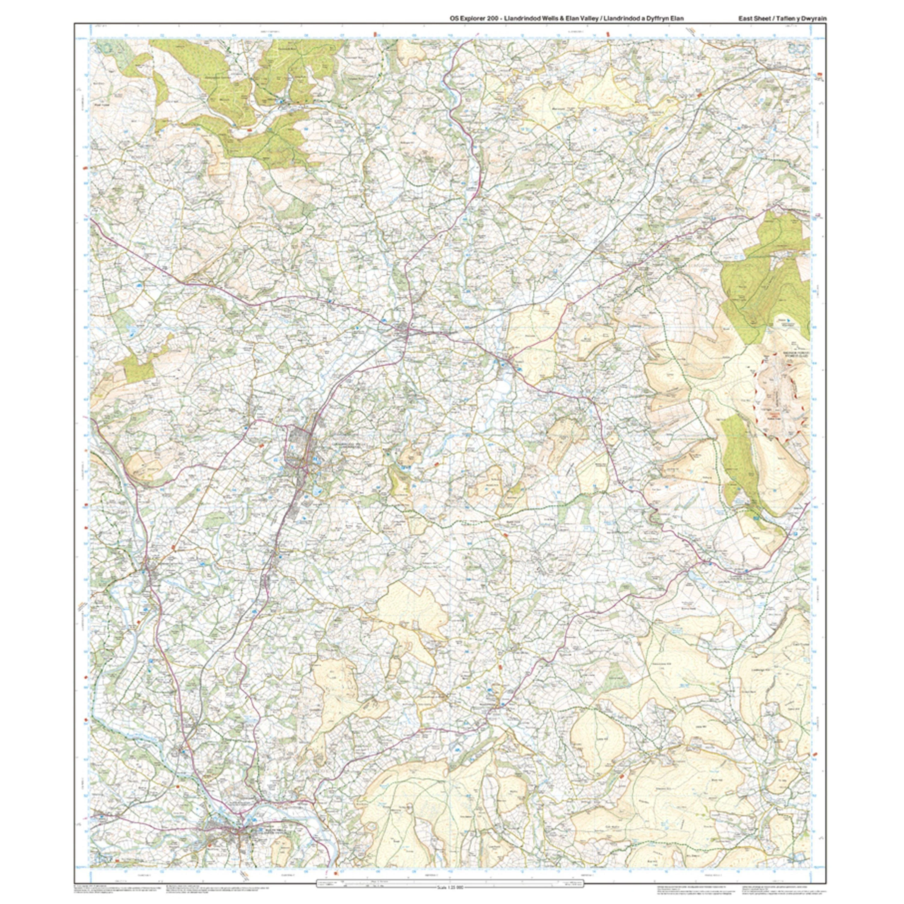 Explorer 200 Llandrindod Wells & Elan Valley & Rhayader Map With Digital Version - Image 3