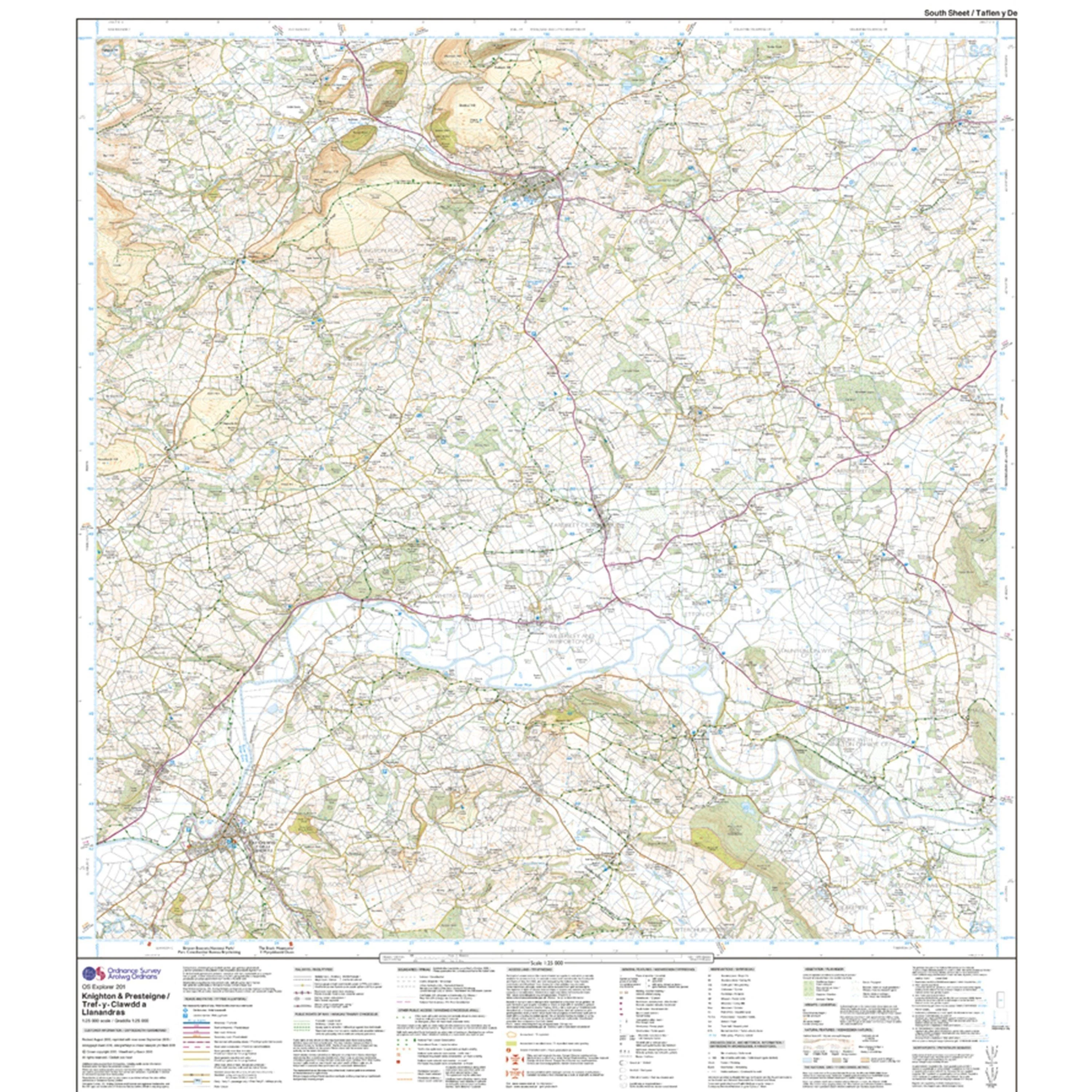 Explorer 201 Knighton & Presteigne Map With Digital Version - Image 4
