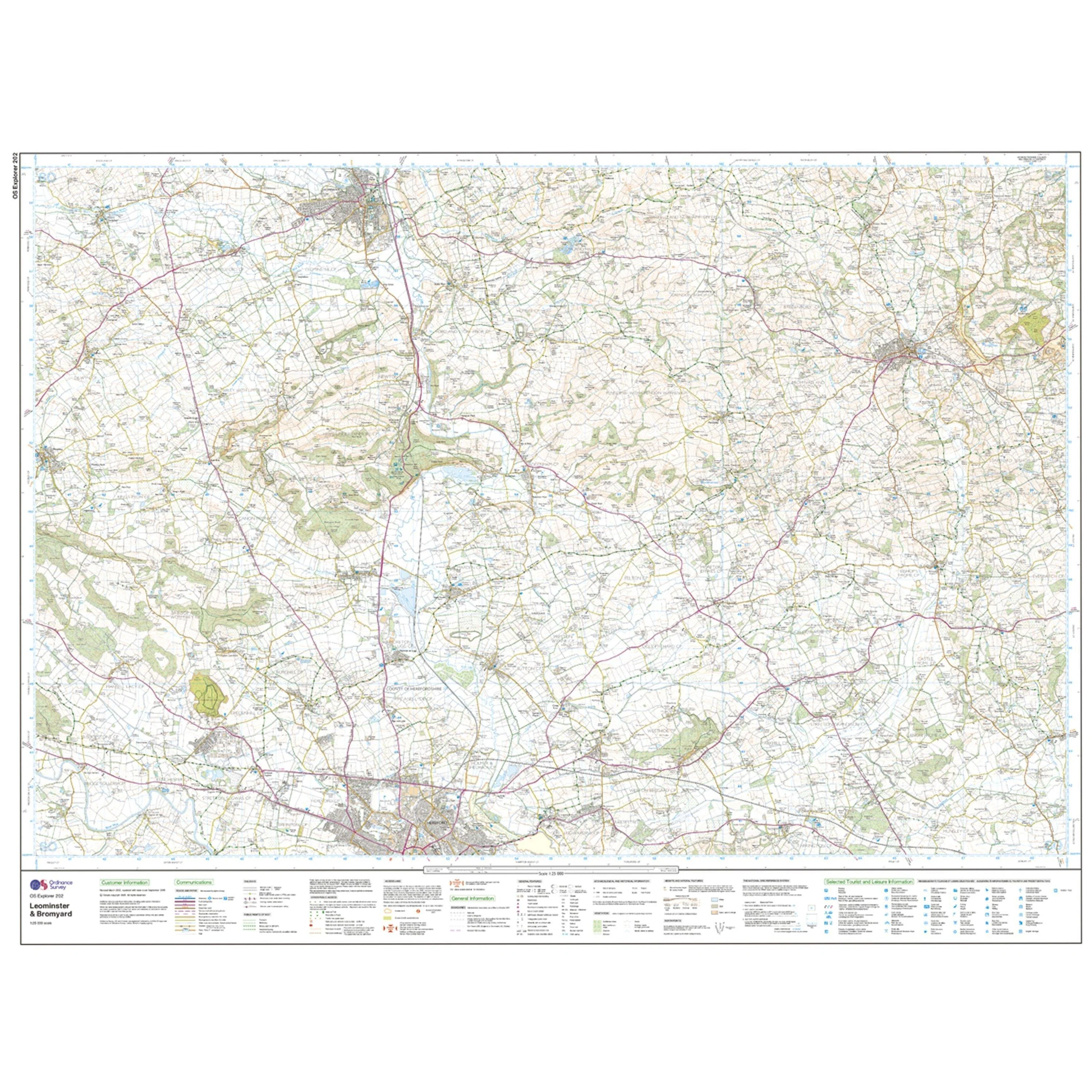 Explorer 202 Leominster & Bromyard Map With Digital Version - Image 3
