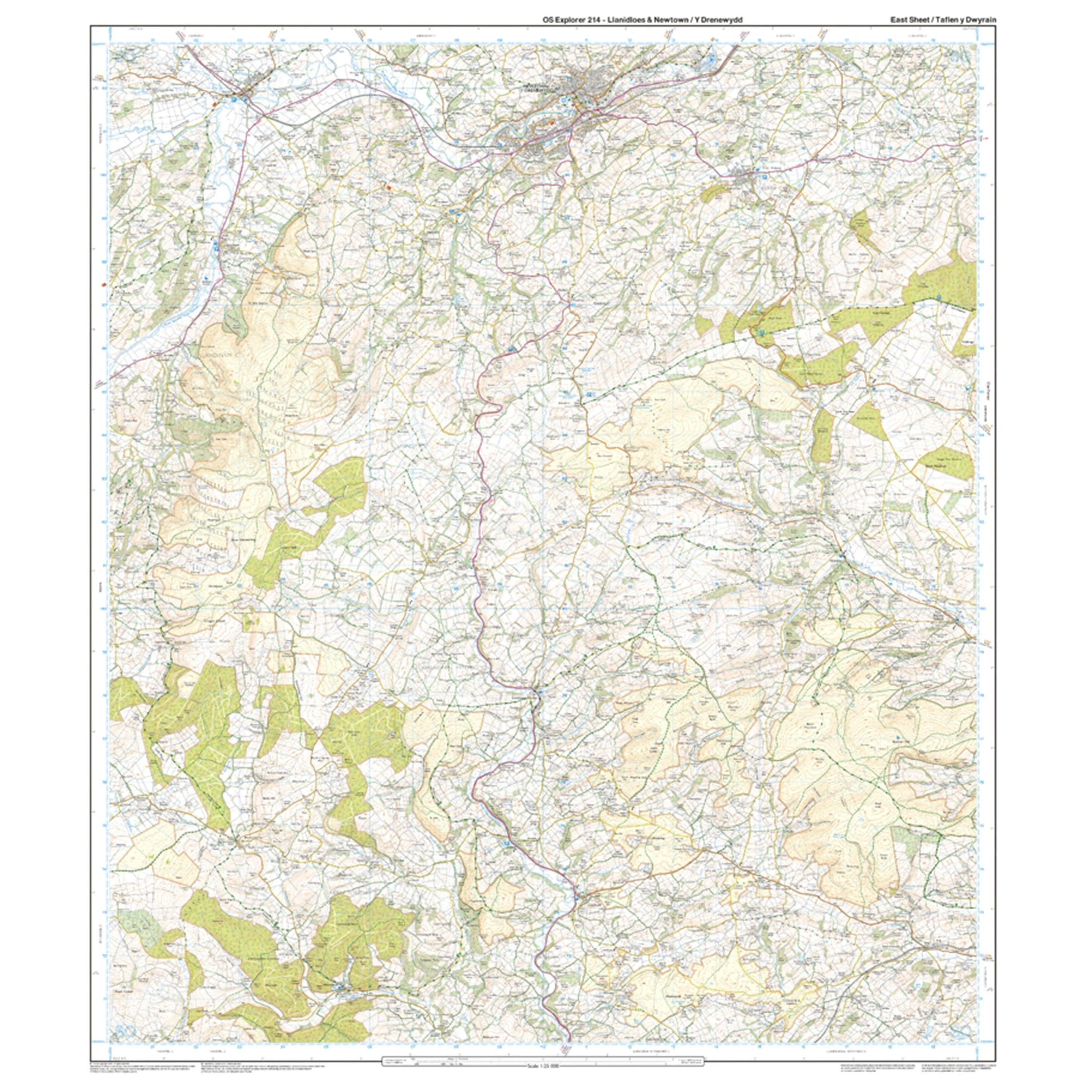 Explorer 214 Llanidloes & Newtown Map With Digital Version - Image 2