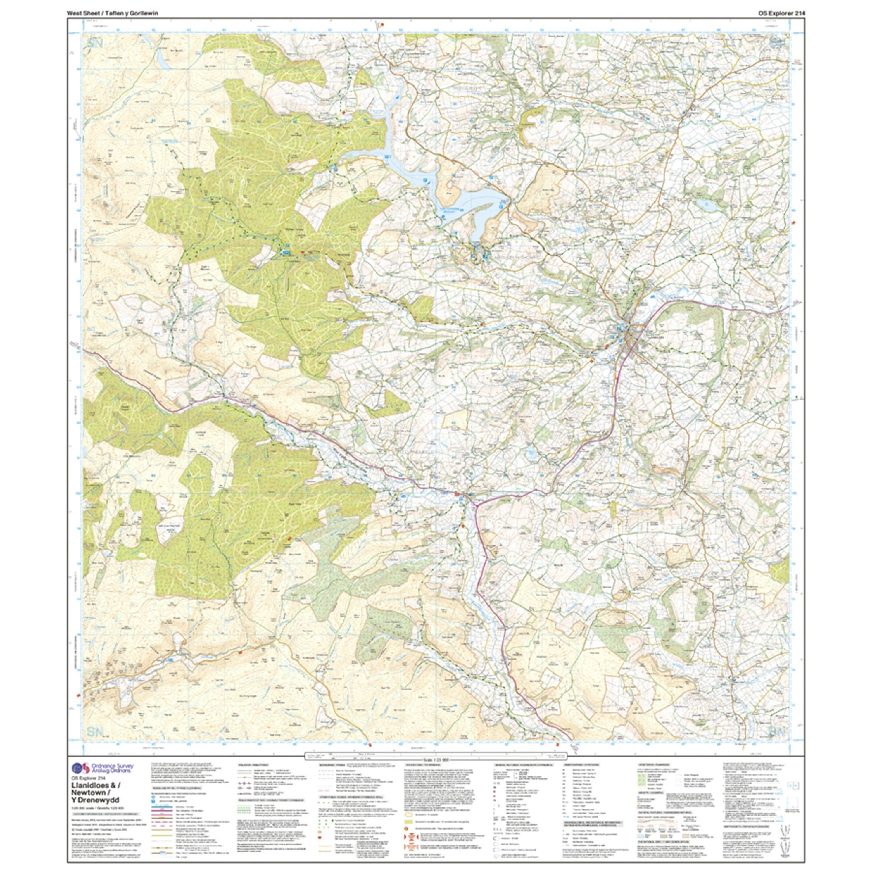 Explorer 214 Llanidloes & Newtown Map With Digital Version - Image 3
