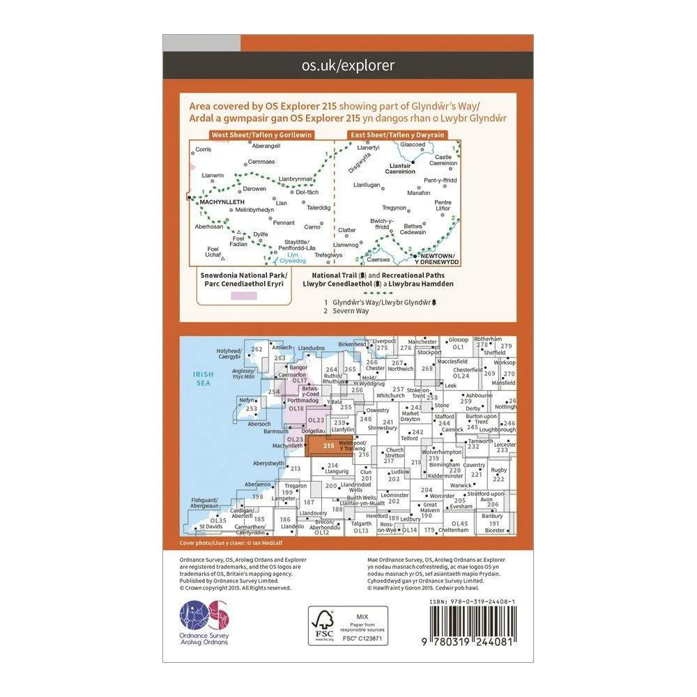 Explorer 215 Newton & Llanfair Caereinion Map With Digital Version - Image 2