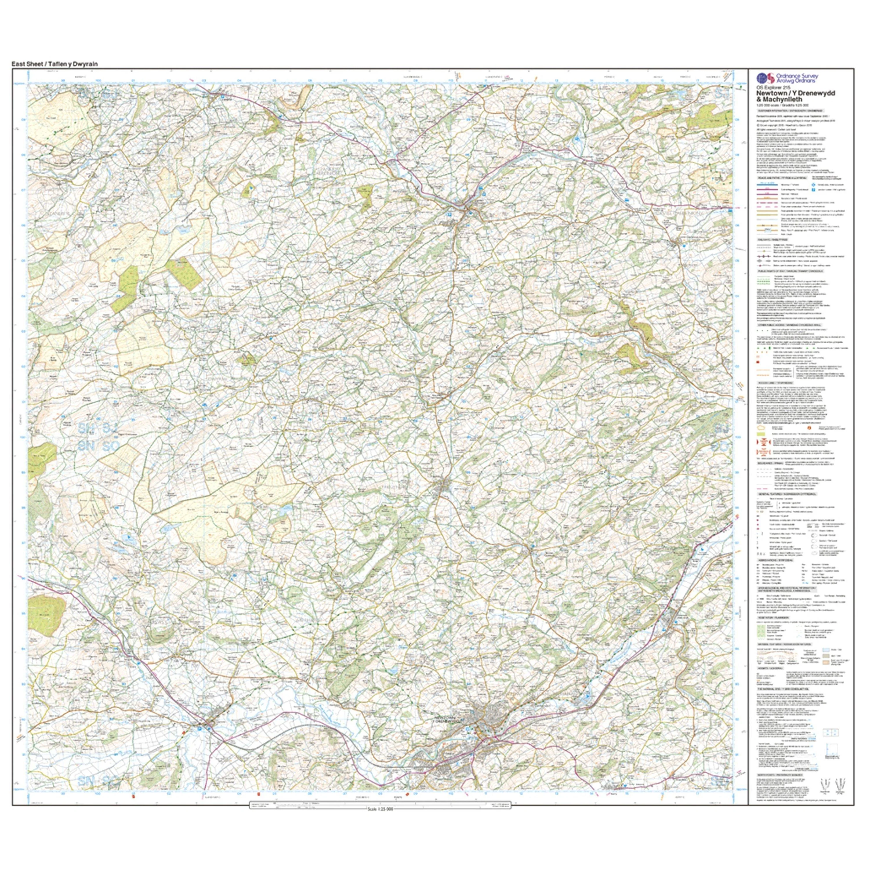 Explorer 215 Newton & Llanfair Caereinion Map With Digital Version - Image 3