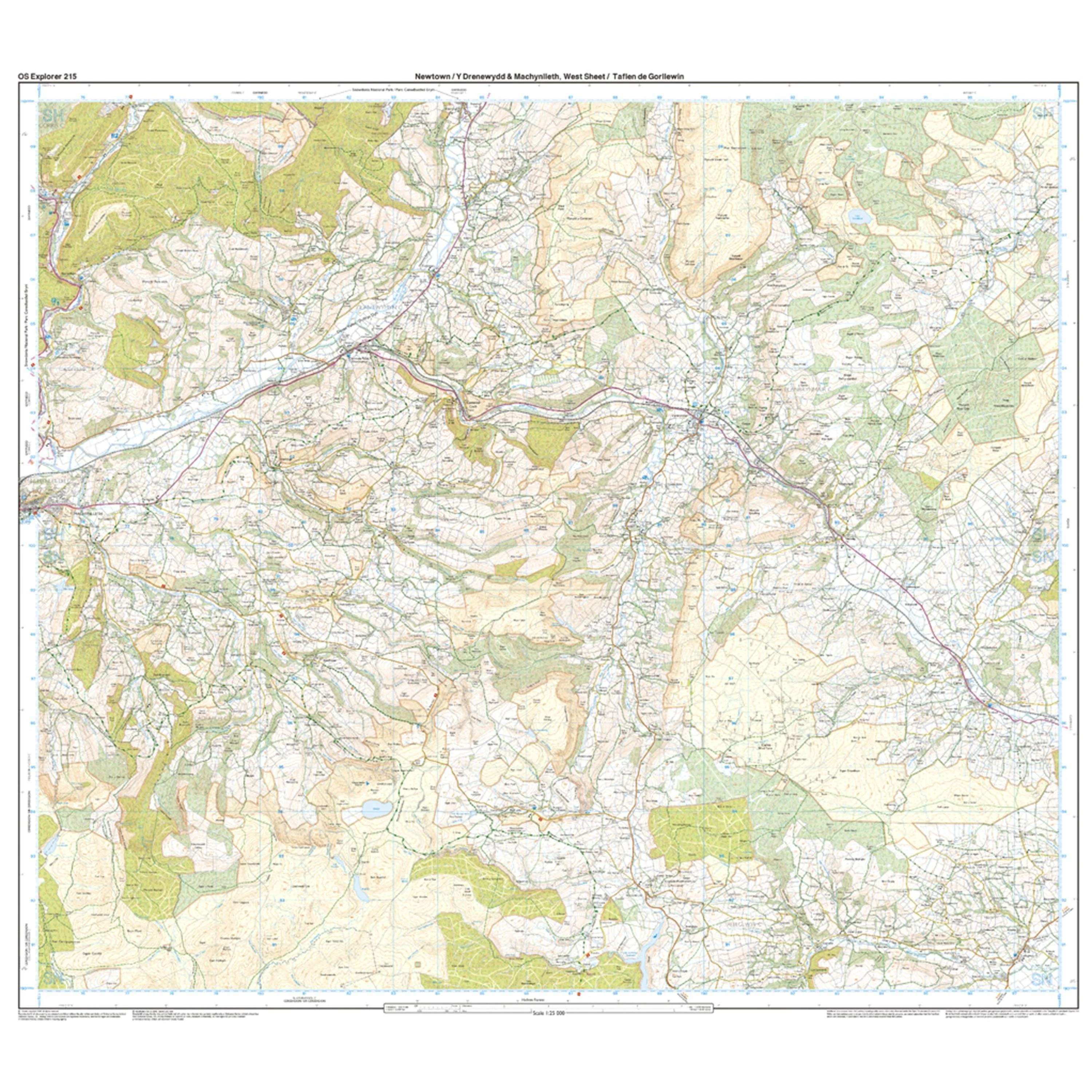 Explorer 215 Newton & Llanfair Caereinion Map With Digital Version - Image 4
