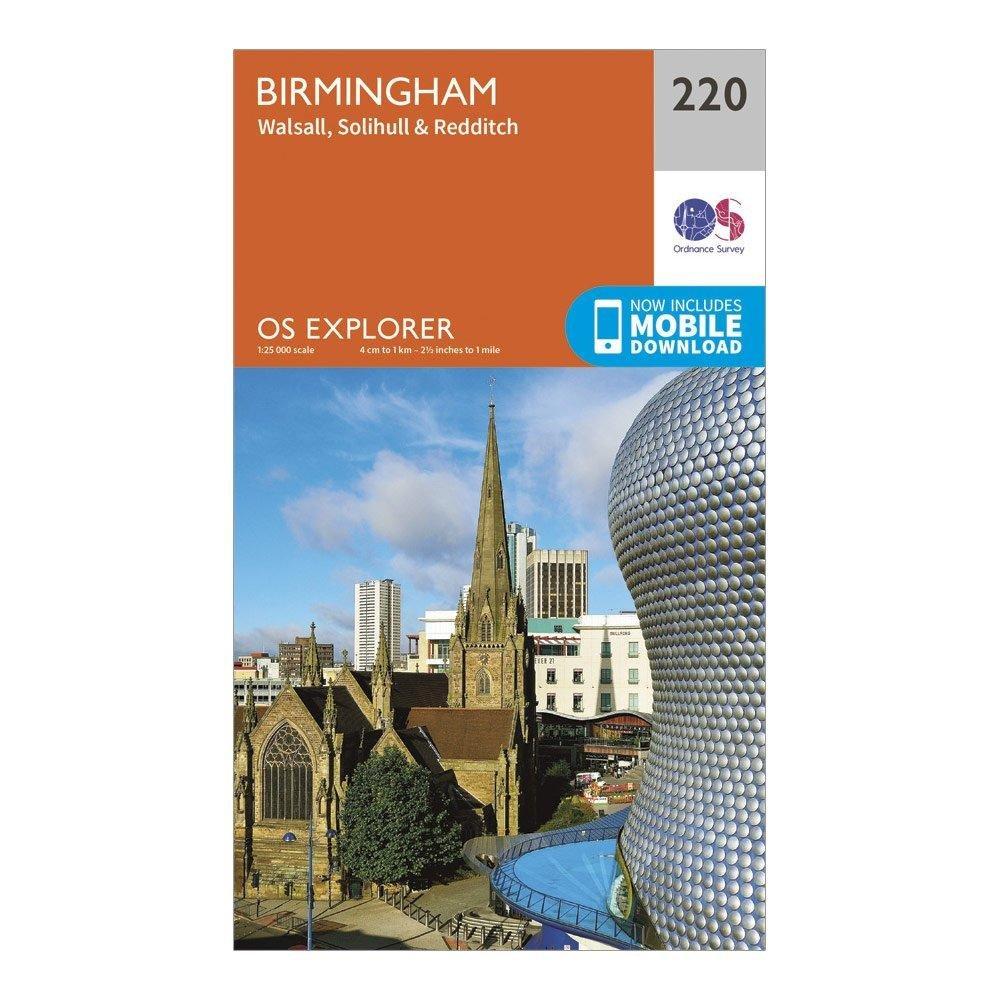 Explorer 220 Birmingham, Walsall, Solihull & Redditch Map With Digital Version - Image 5