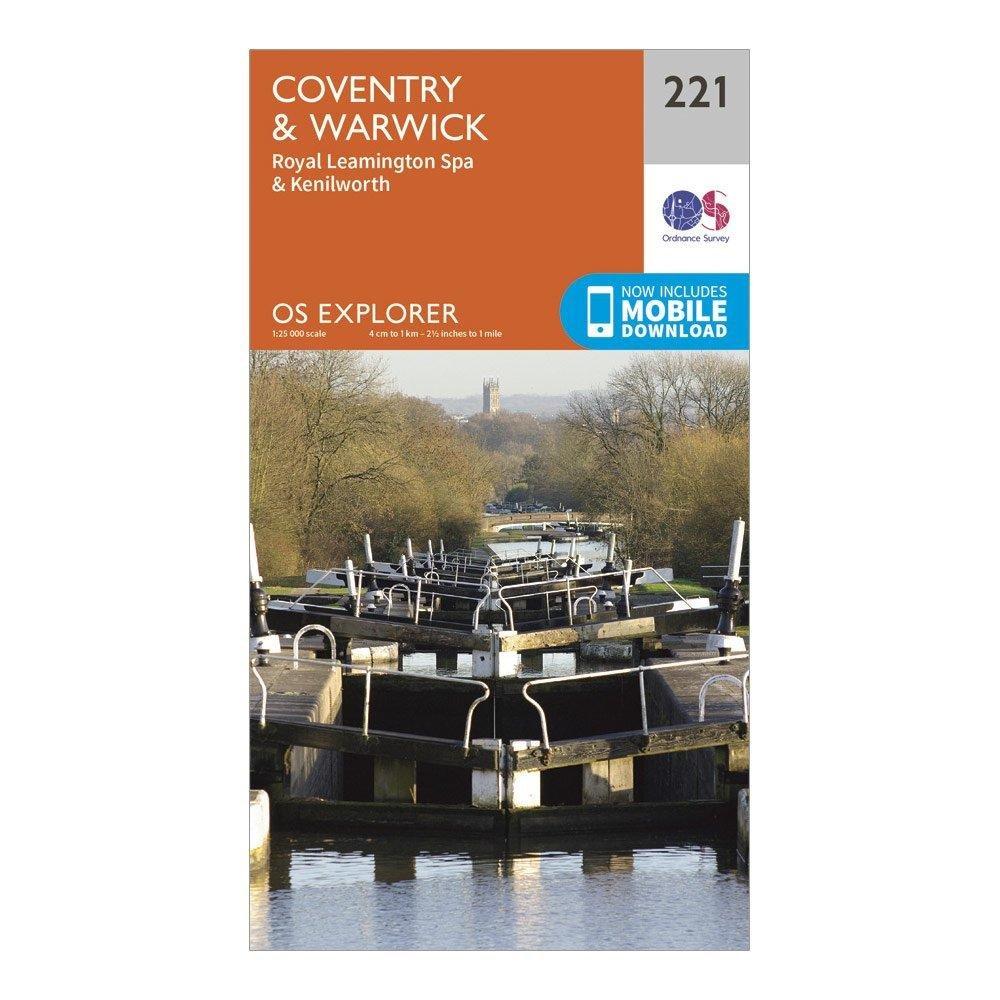 Explorer 221 Coventry Warwick Royal Leamington Spa  Kenilworth Map With Digital Version - Image 4