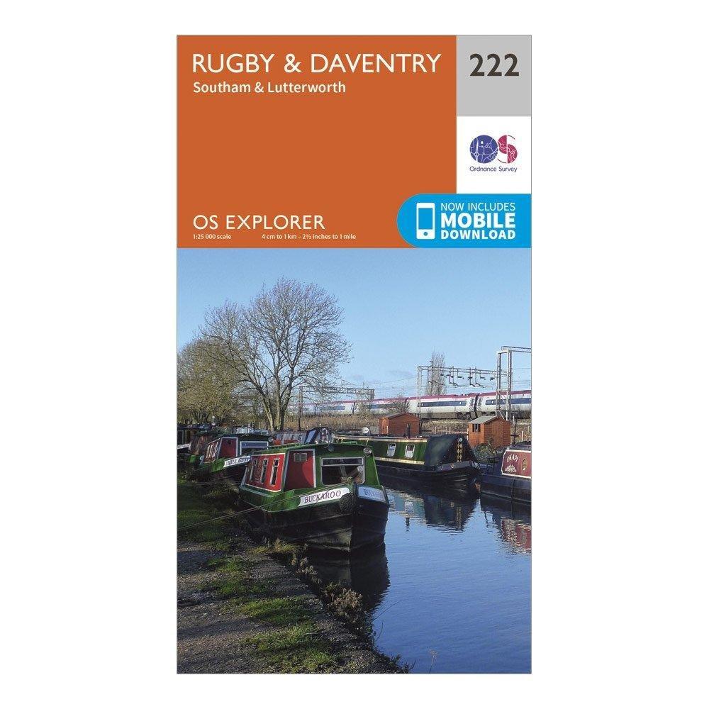 Explorer 222 Rugby, Daventry, Southam & Lutterworth Map With Digital Version - Image 4