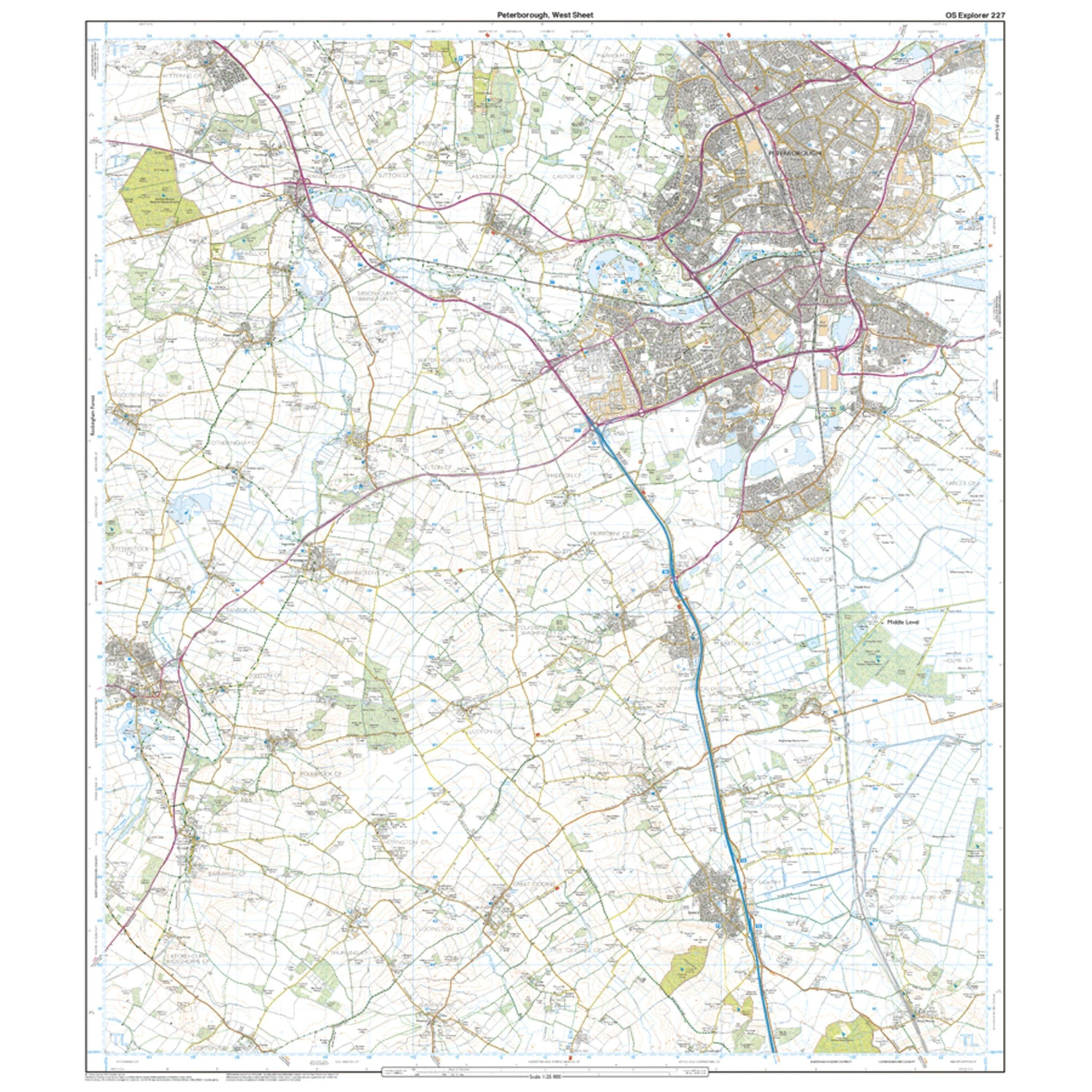 Explorer 227 Peterborough Map With Digital Version - Image 4
