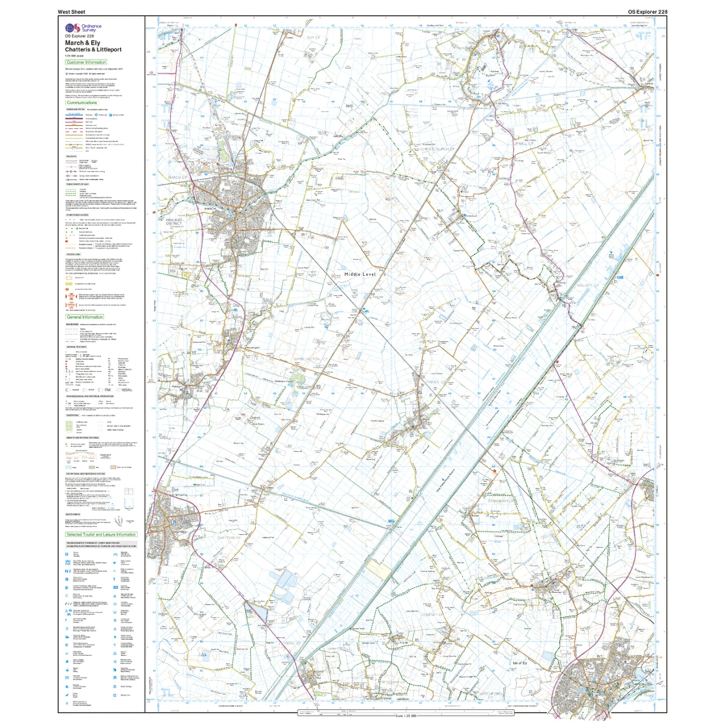Explorer 228 March & Ely Map With Digital Version - Image 4