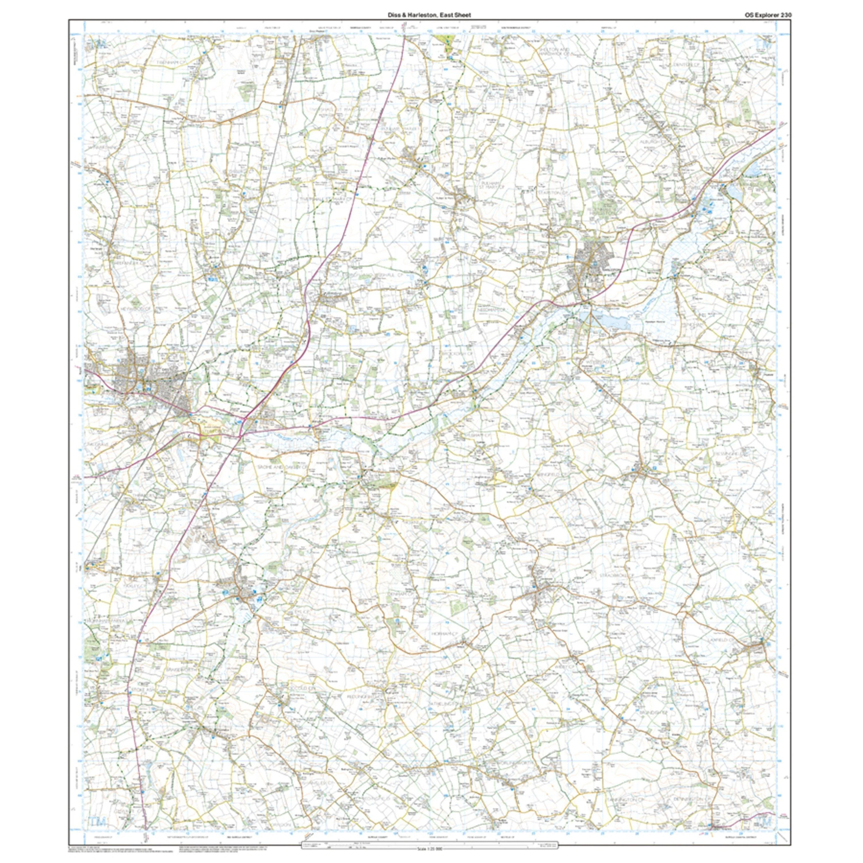 Explorer 230 Diss & Harleston Map With Digital Version - Image 3