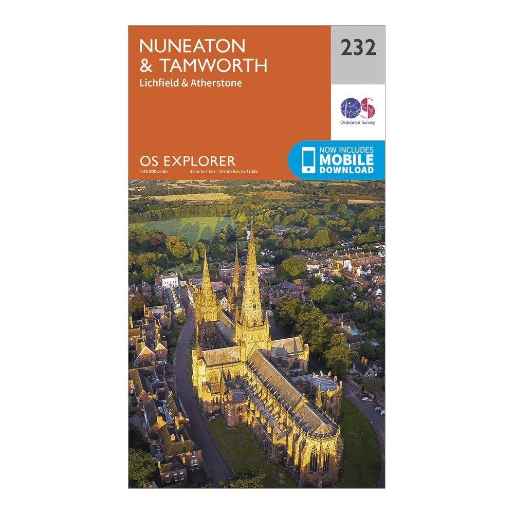 Explorer 232 Nuneaton  Tamworth Map With Digital Version - Image 4