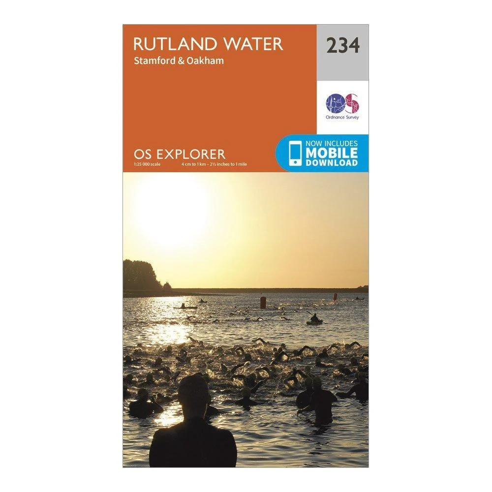 Explorer 234 Rutland Water Map With Digital Version - Image 4